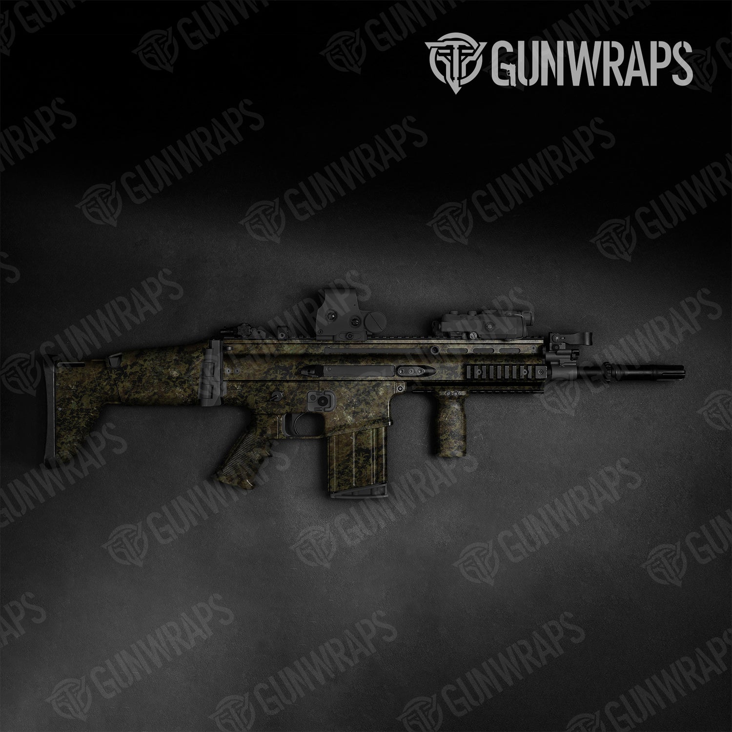 Tactical Substrate Surface Camo Gun Skin Vinyl Wrap