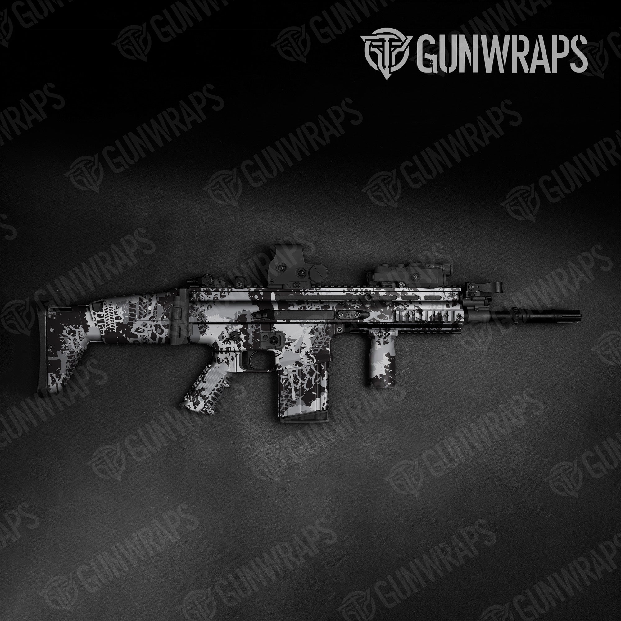 Tactical Tire Splatter Urban Night Camo Gun Skin Vinyl Wrap | CamoWraps ...