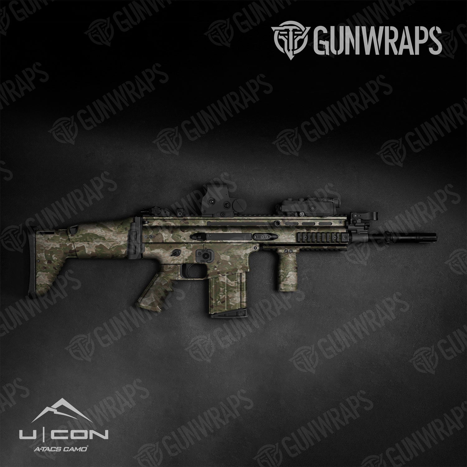 Tactical Ucon Camo Camo Gun Skin Vinyl Wrap