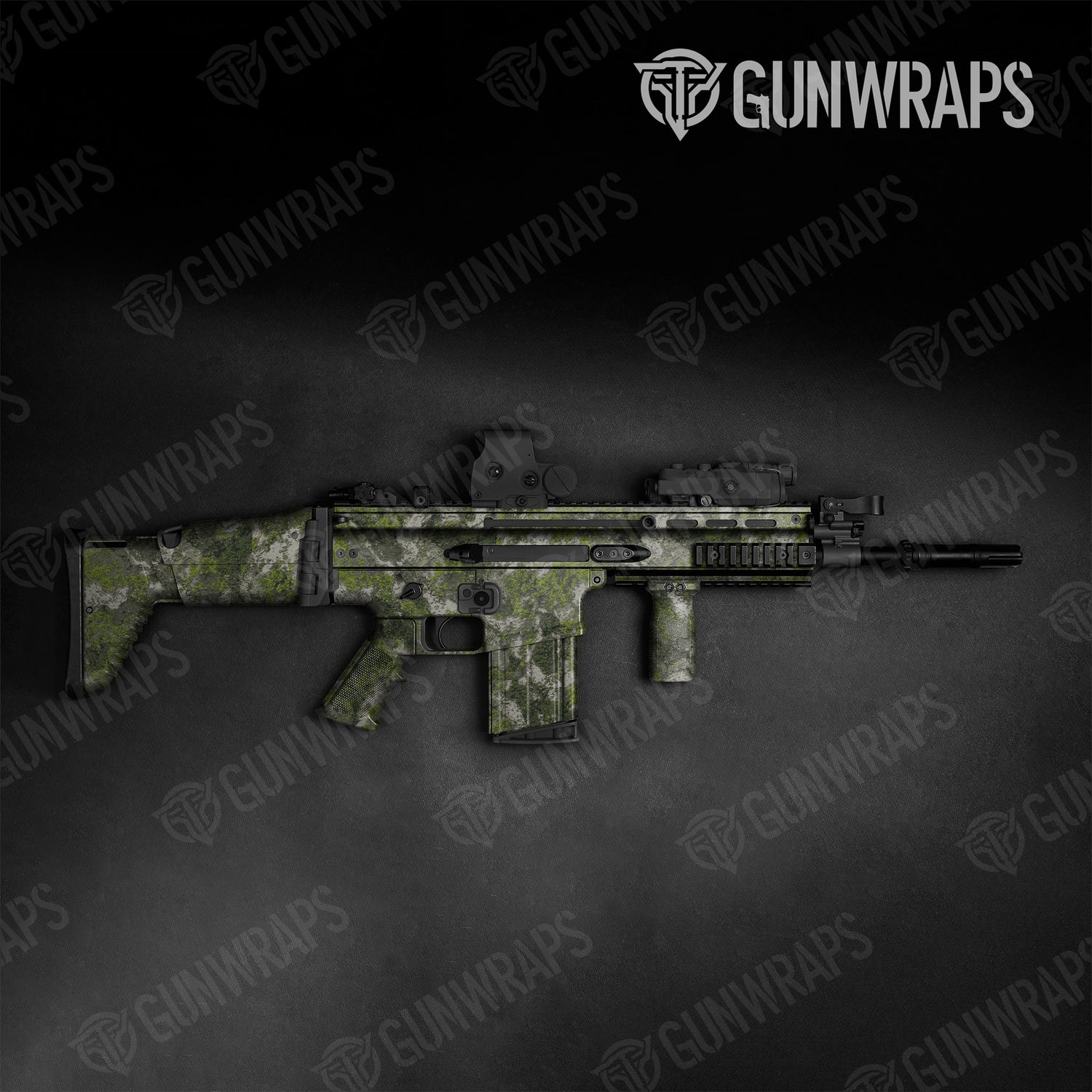 Tactical Veil Moss Monster Camo Gun Skin Vinyl Wrap