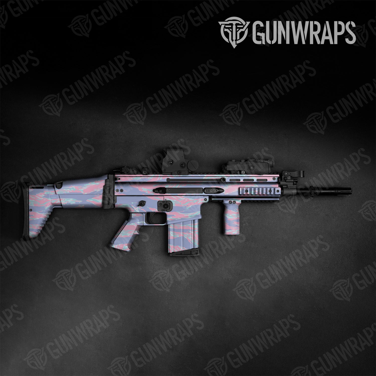 Tactical Vietnam Tiger Stripe Cotton Candy Camo Gun Skin Vinyl Wrap