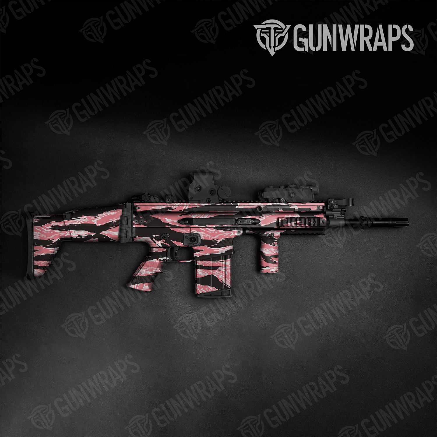 Tactical Vietnam Tiger Stripe Pink Camo Gun Skin Vinyl Wrap