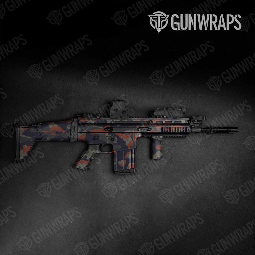 Tactical Classic XL Blue Copper Camo Gun Skin Vinyl Wrap