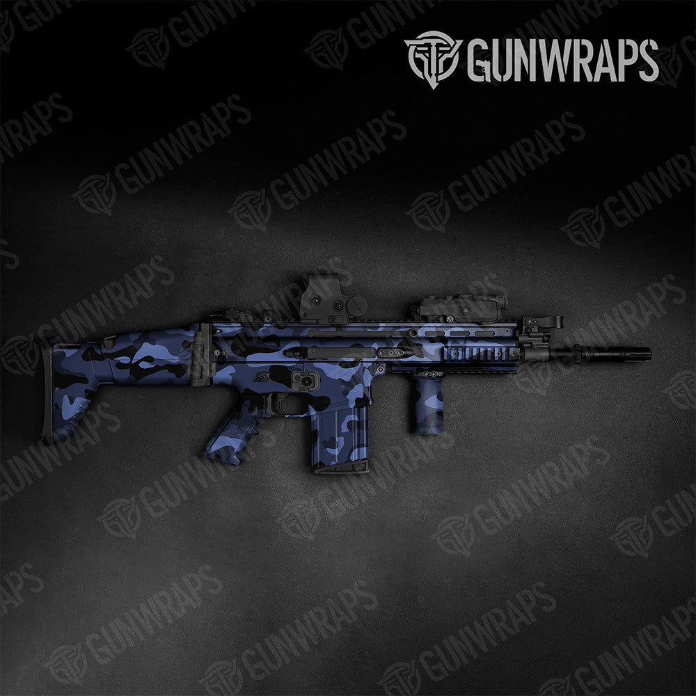 Tactical Classic XL Blue Midnight Camo Gun Skin Vinyl Wrap