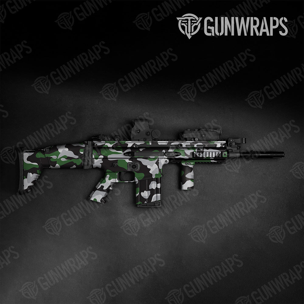 Tactical Classic XL Green Tiger Camo Gun Skin Vinyl Wrap