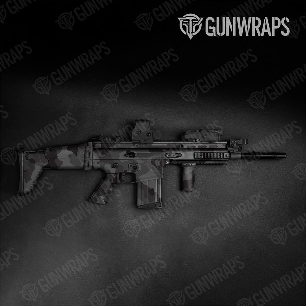 Tactical Cumulus XL Elite Black Camo Gun Skin Vinyl Wrap