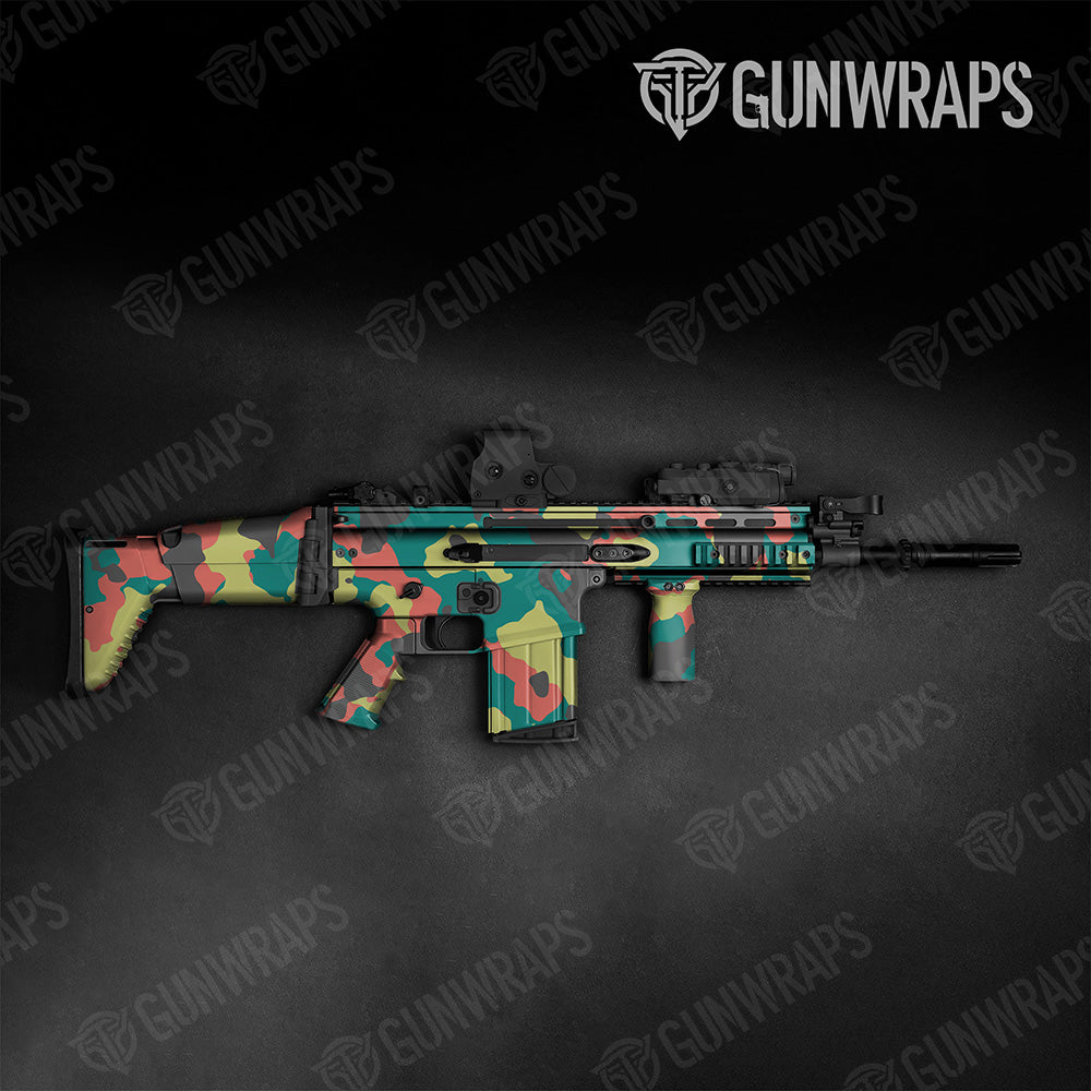 Tactical Cumulus XL Fiesta Camo Gun Skin Vinyl Wrap