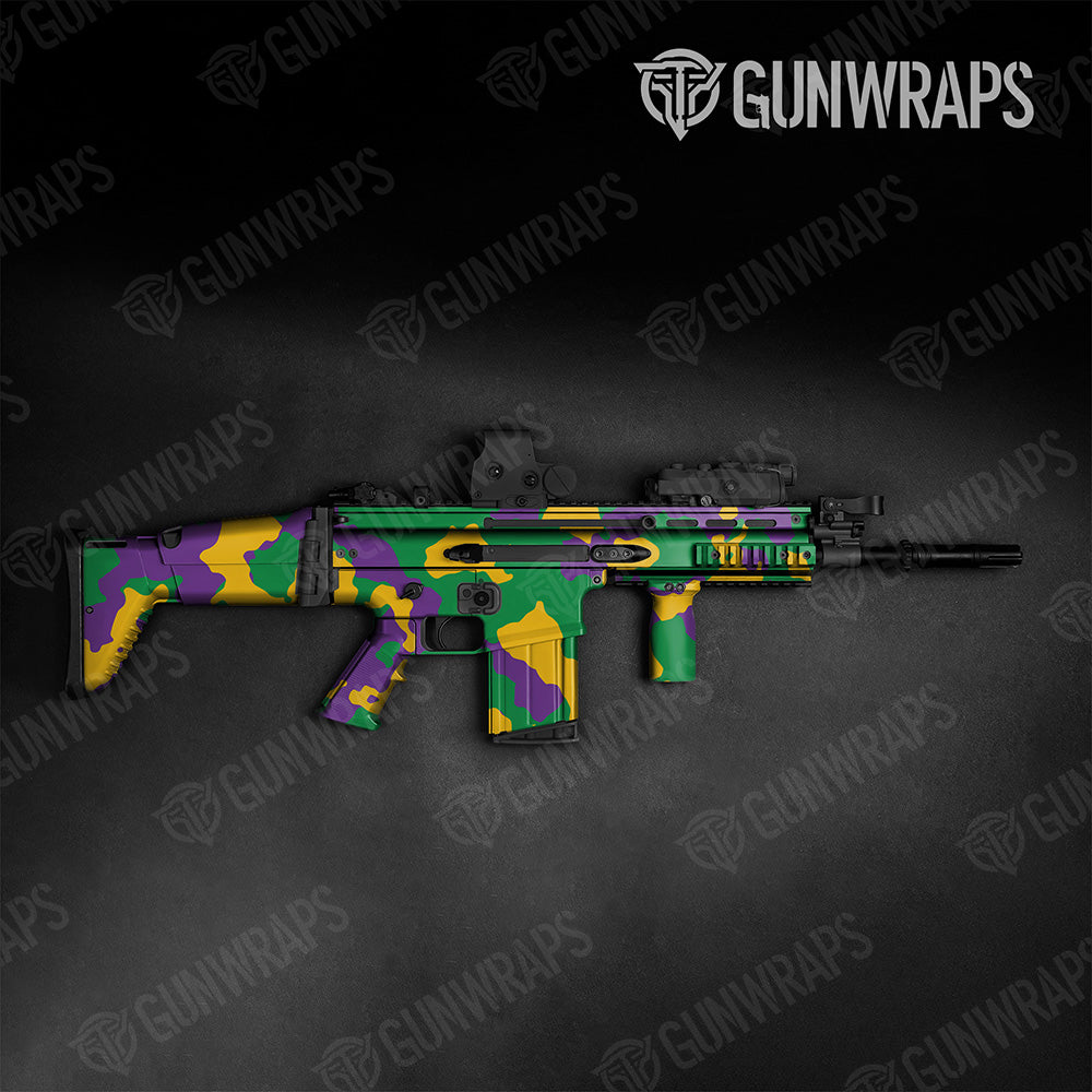 Tactical Cumulus XL Mardi Gras Camo Gun Skin Vinyl Wrap