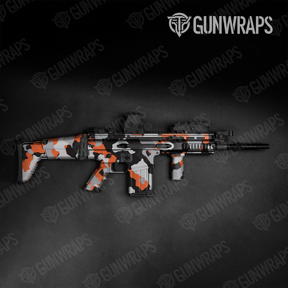 Tactical Cumulus XL Orange Tiger Camo Gun Skin Vinyl Wrap