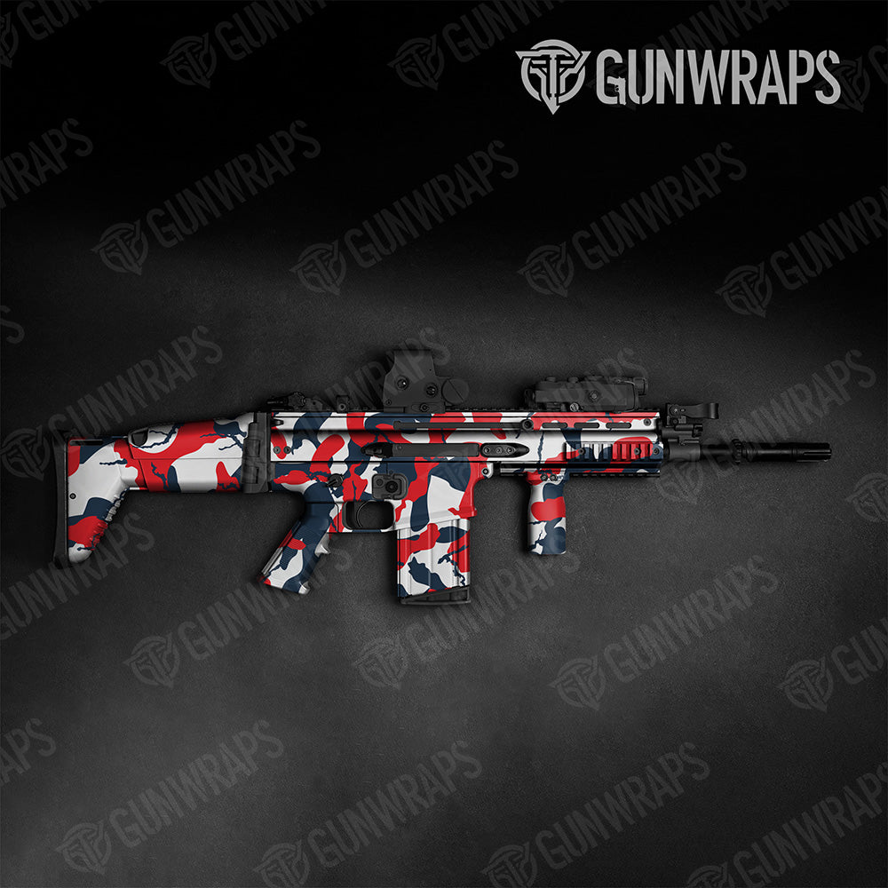 Tactical Ragged XL America Camo Gun Skin Vinyl Wrap