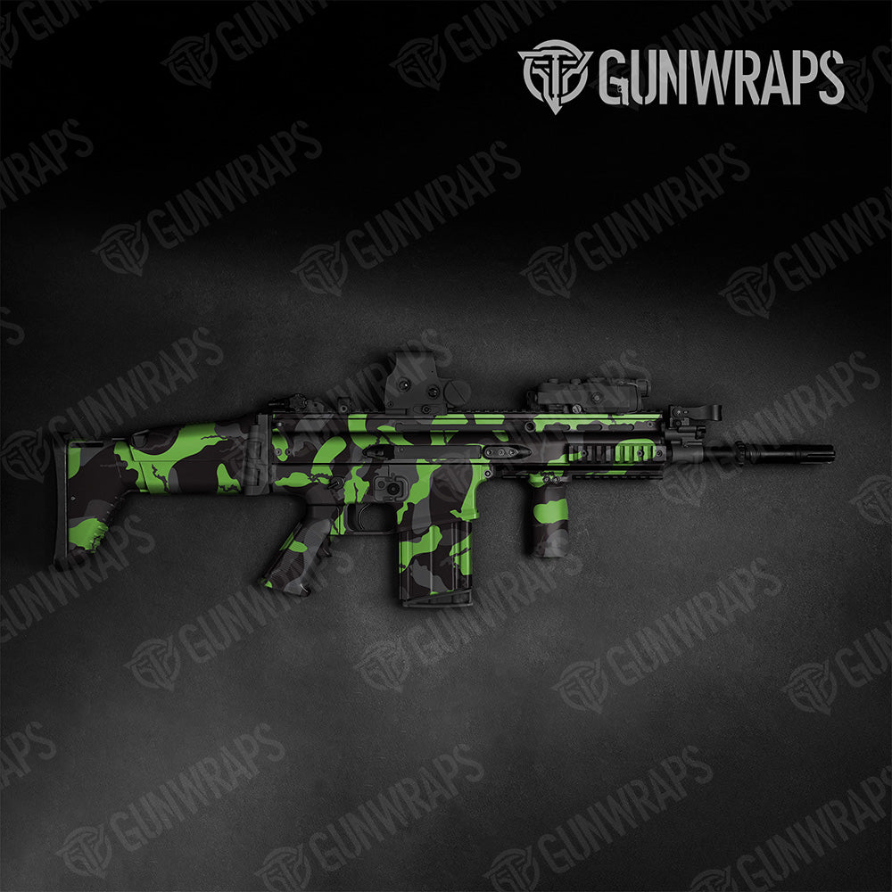 Tactical Ragged XL Midnight Camo Gun Skin Vinyl Wrap