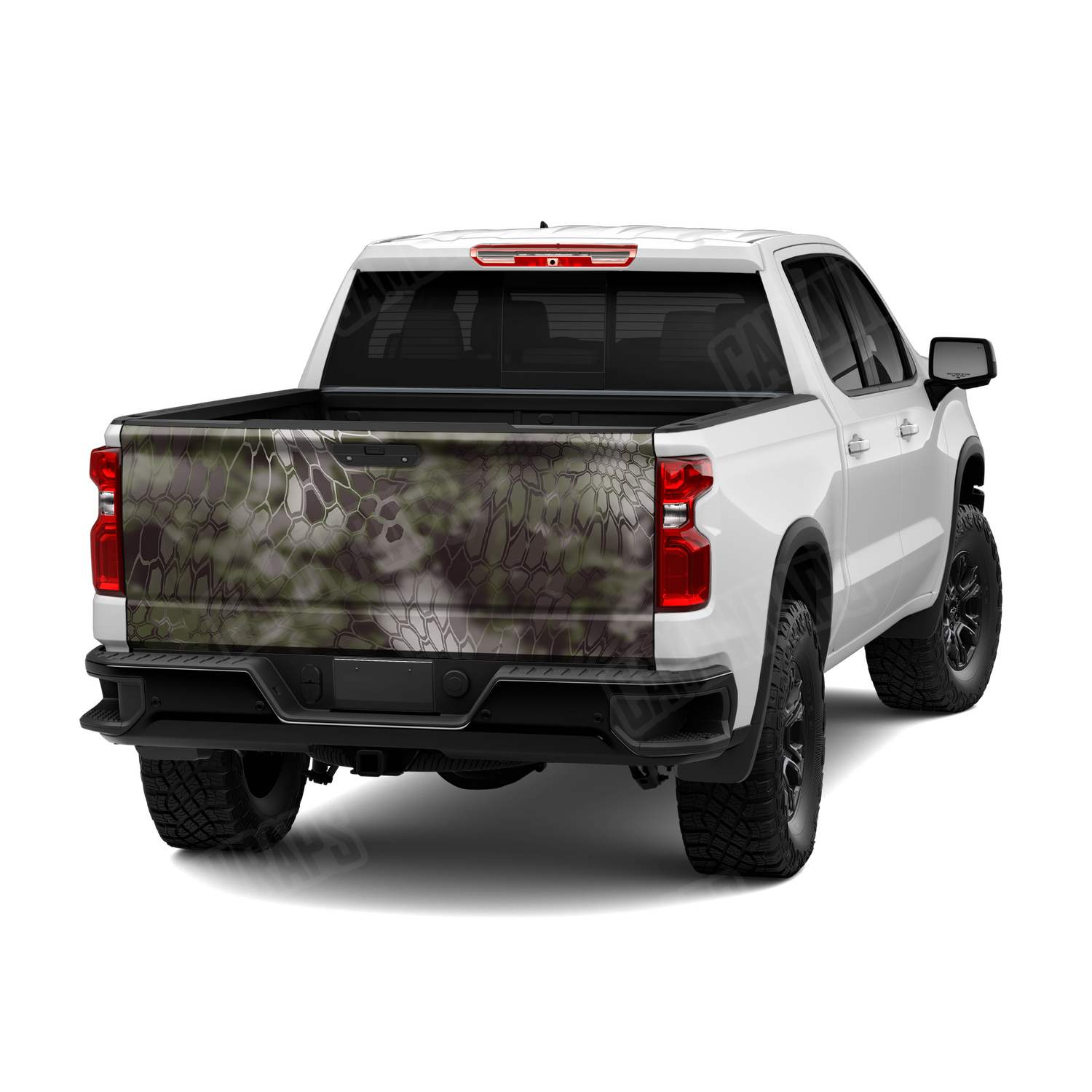 Kryptek Altitude Camo Tailgate Vinyl Wrap