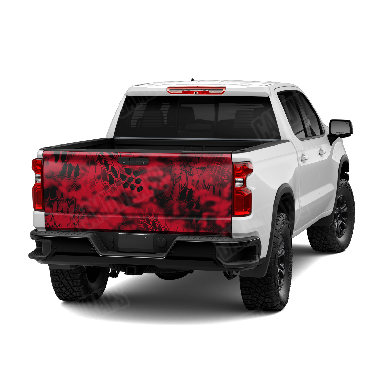 Kryptek Diablo Camo Tailgate Vinyl Wrap