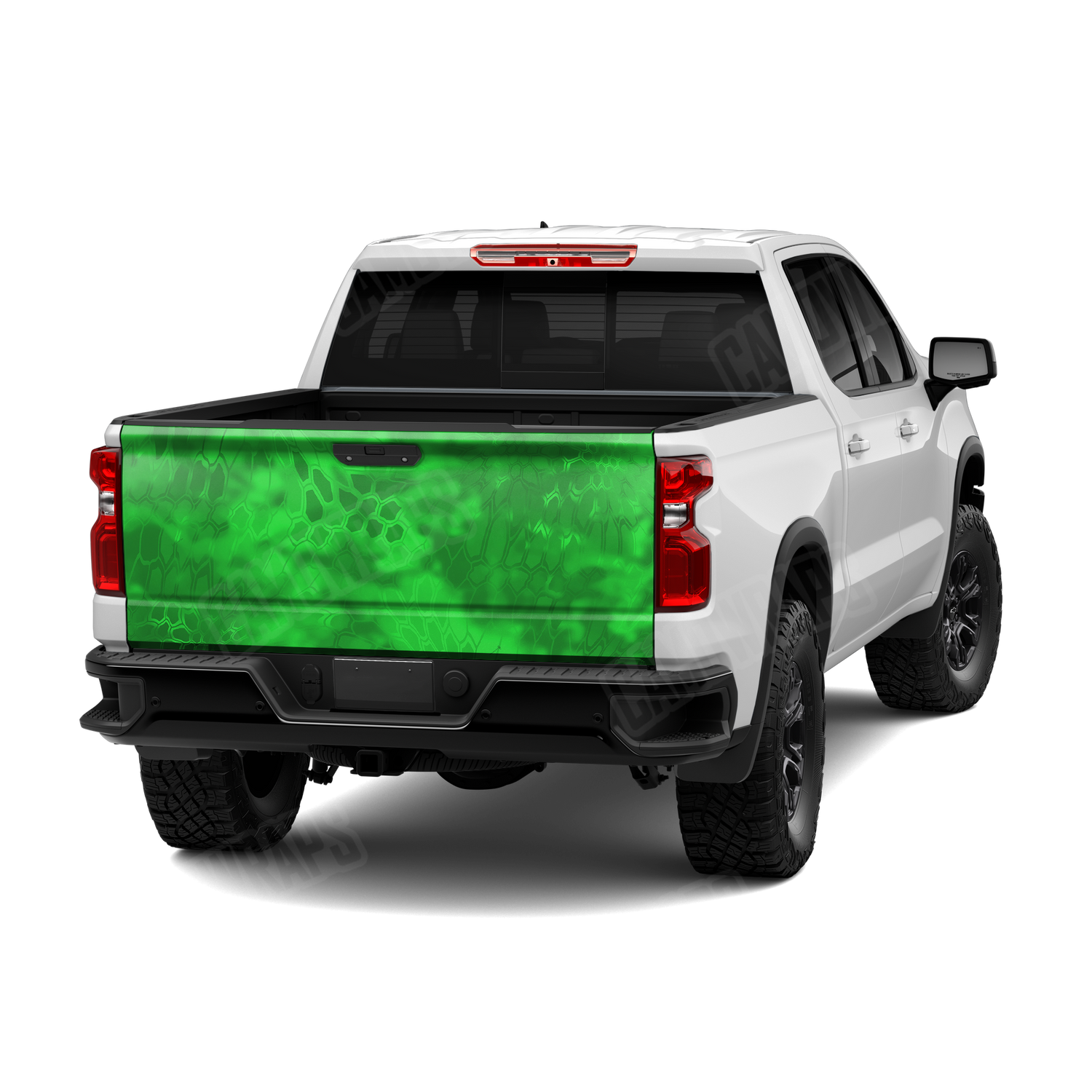 Kryptek Green Camo Tailgate Vinyl Wrap