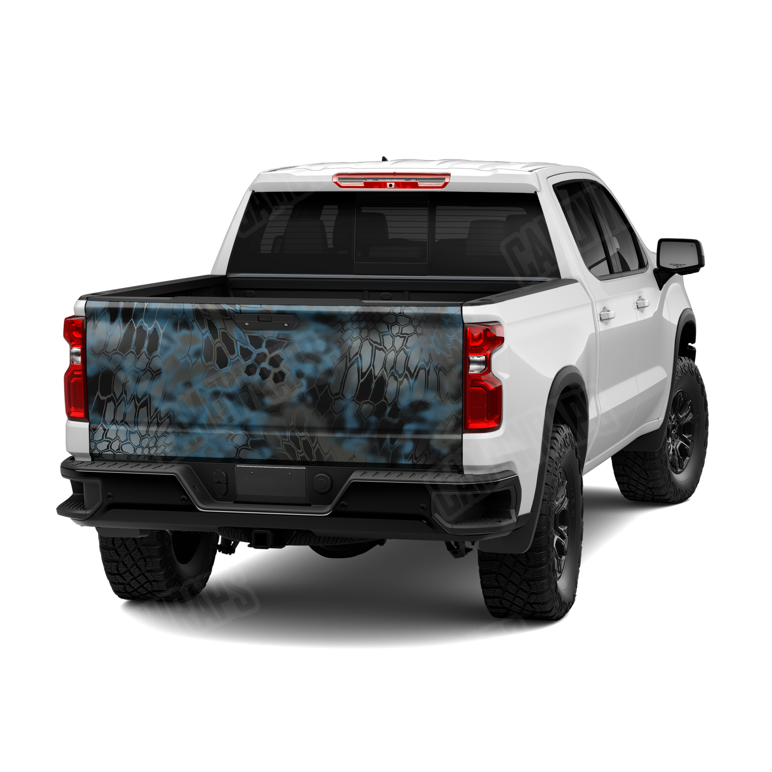 Kryptek Neptune Camo Tailgate Vinyl Wrap