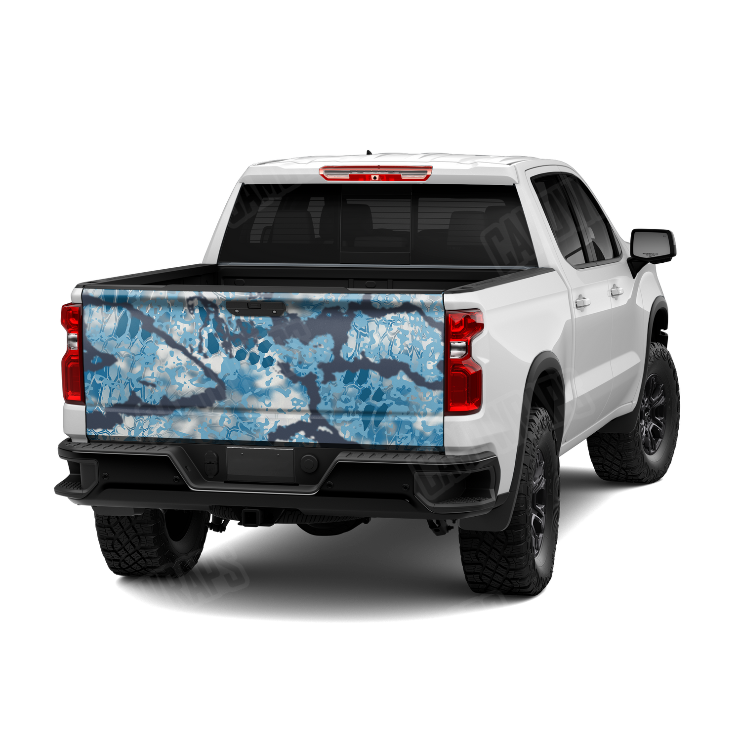 Kryptek Obskura Litus Camo Tailgate Vinyl Wrap