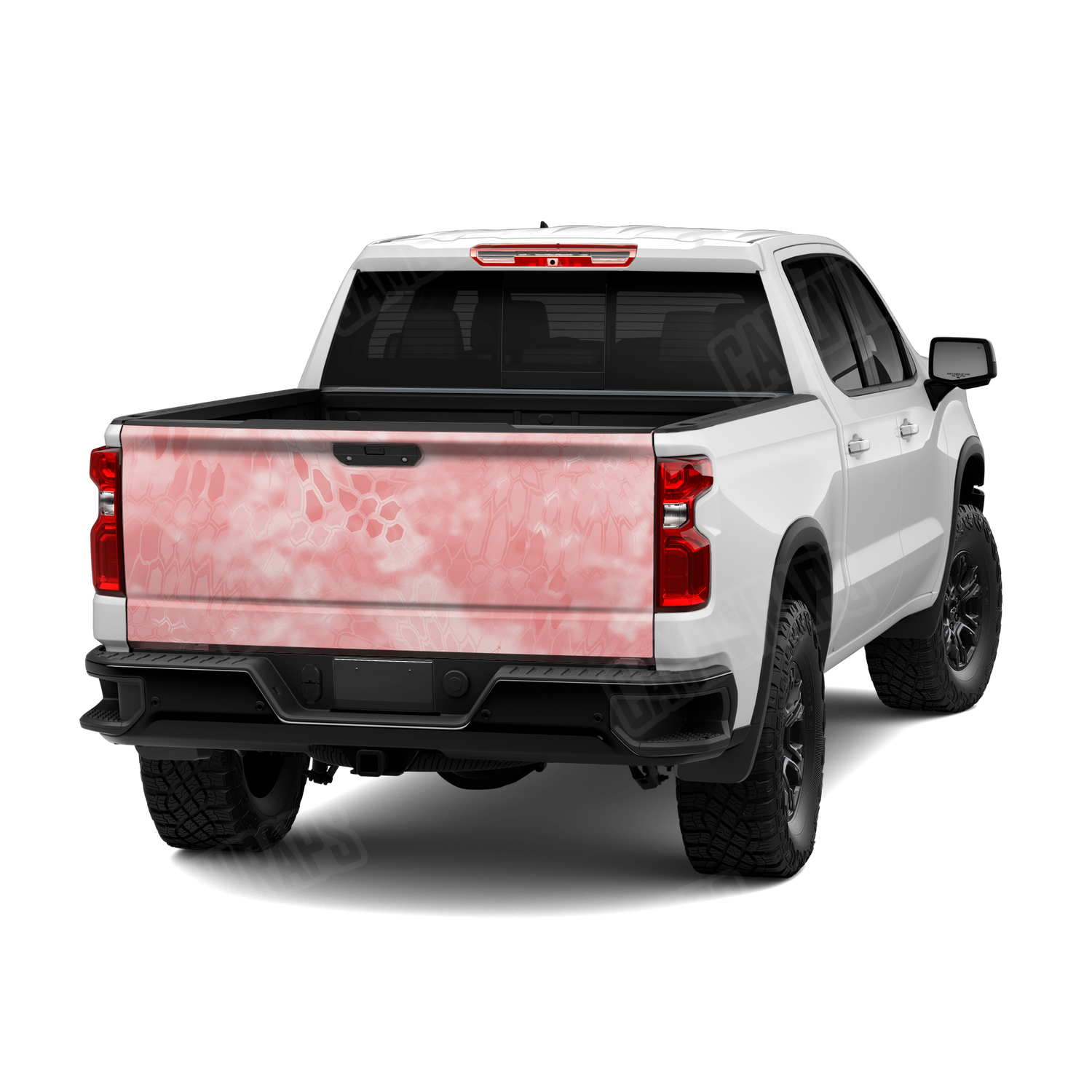 Kryptek Pink Camo Tailgate Vinyl Wrap