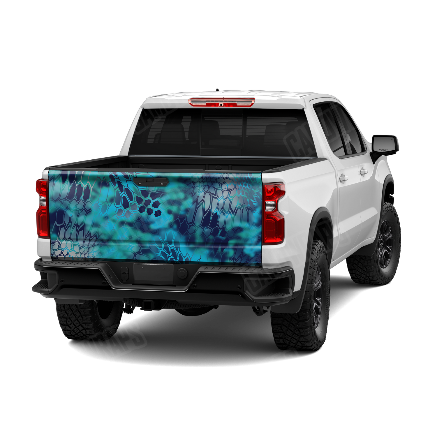 Kryptek Pontus Camo Tailgate Vinyl Wrap