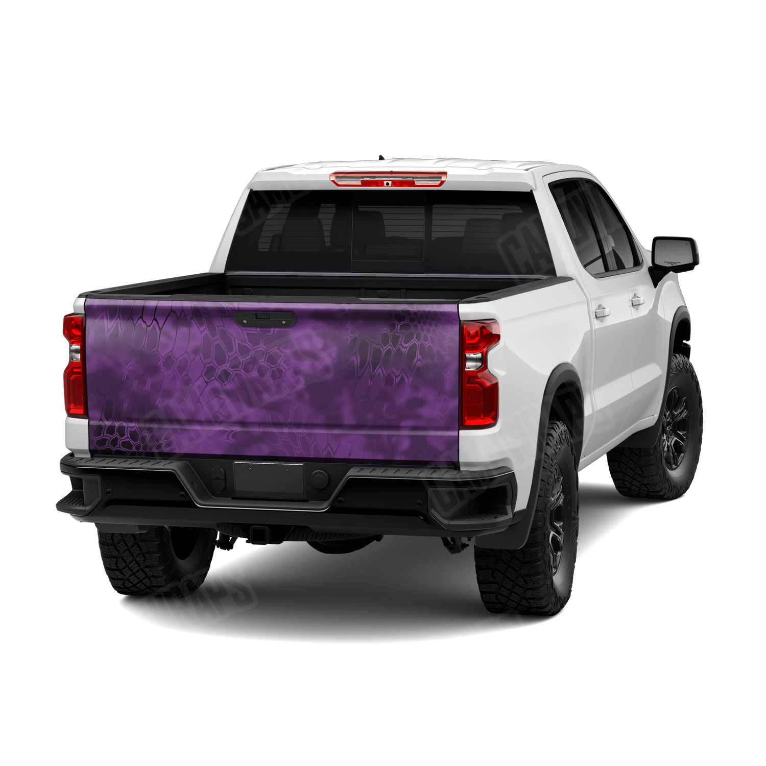 Kryptek Purple Camo Tailgate Vinyl Wrap