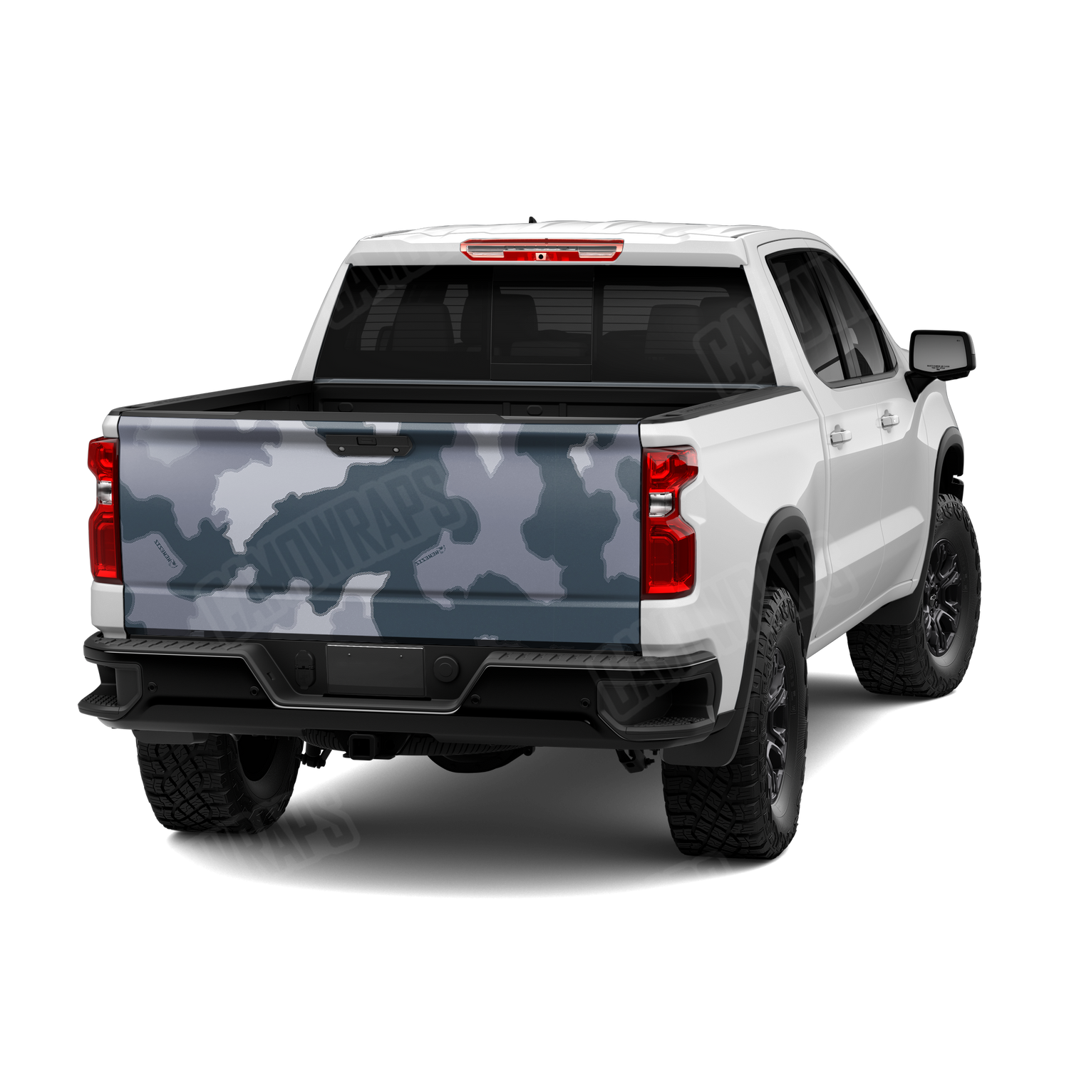 Large Nemesis Night Ops Camo Tailgate Vinyl Wrap