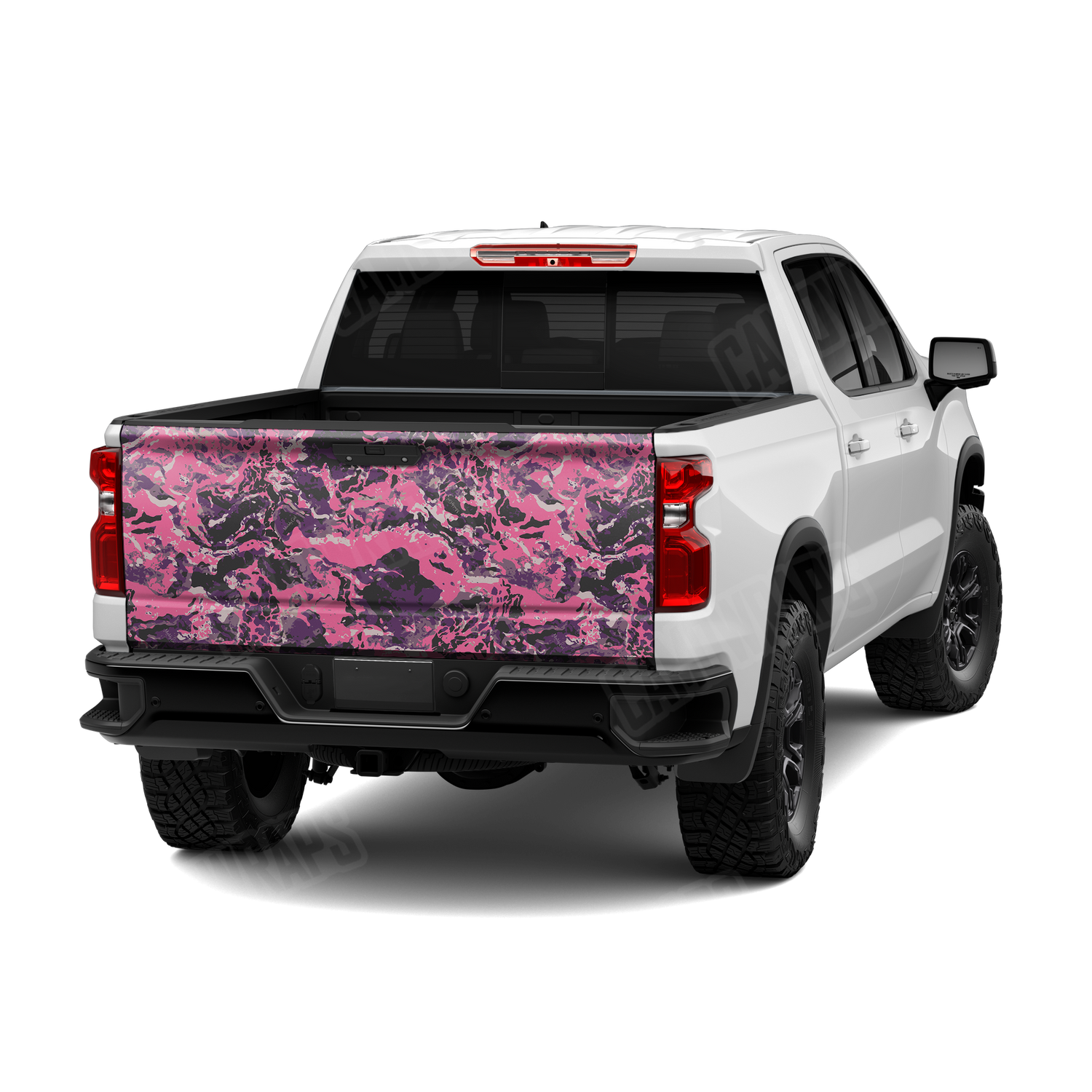 Muddy Girl Flat Camo Tailgate Vinyl Wrap