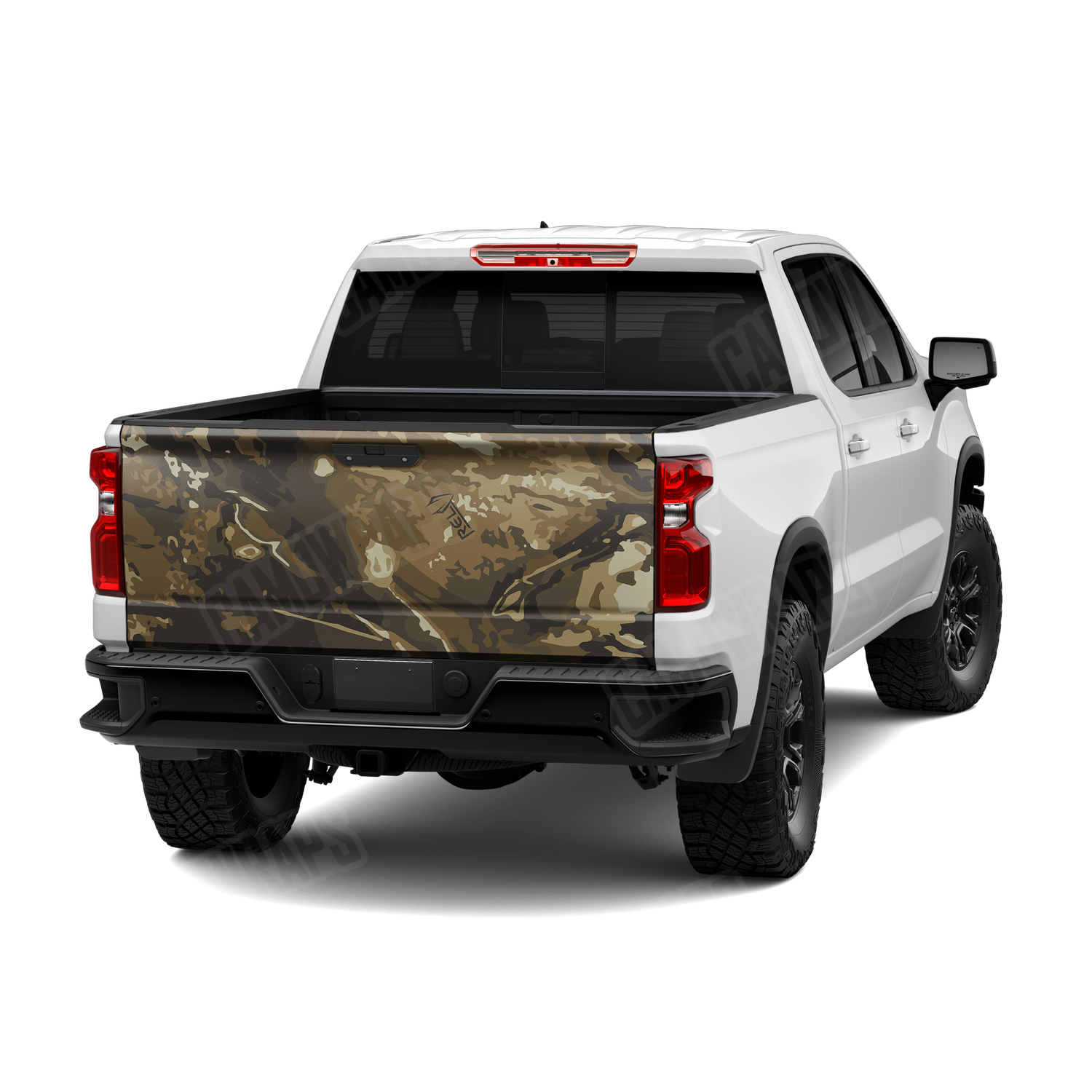 RELV X3 Harvester Camo Tailgate Vinyl Wrap