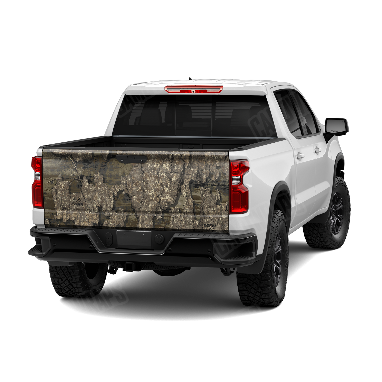 Large Realtree Timber Camo Tailgate Vinyl Wrap