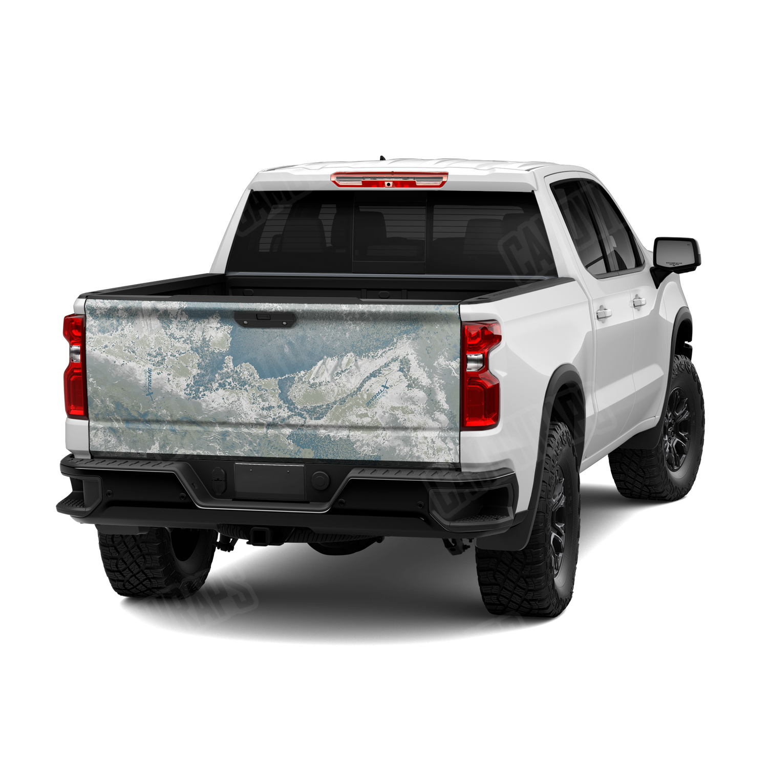 Realtree XTREME Low Tide Camo Tailgate Vinyl Wrap