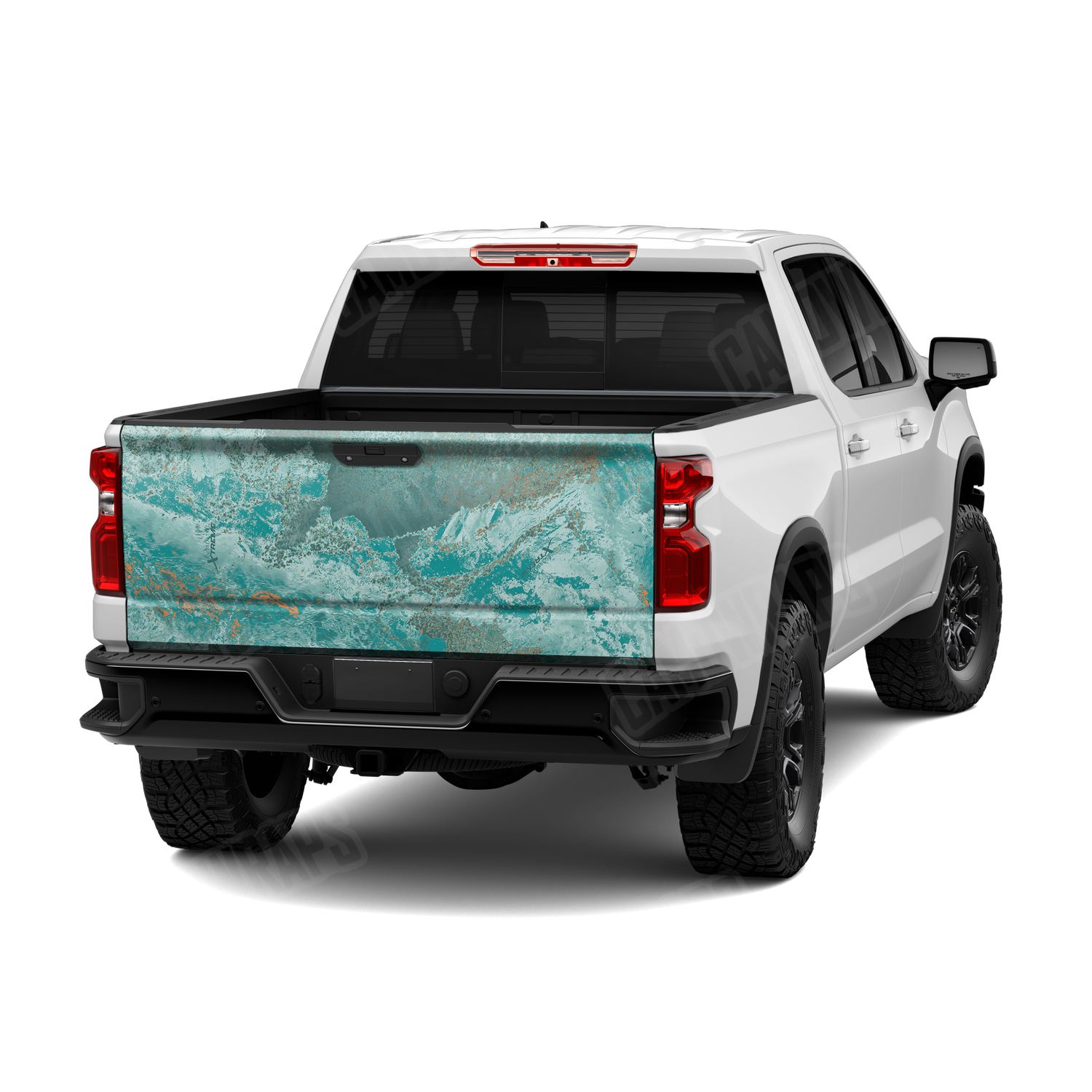 Realtree XTREME Miami Camo Tailgate Vinyl Wrap