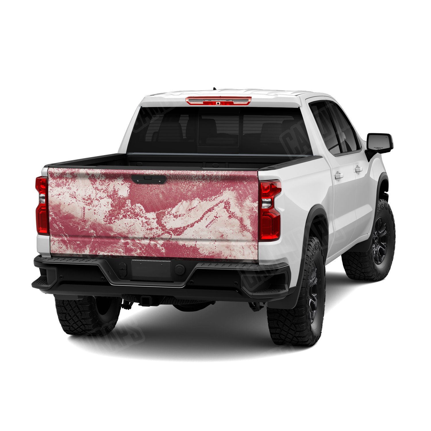 Realtree XTREME Viva Magenta Camo Tailgate Vinyl Wrap