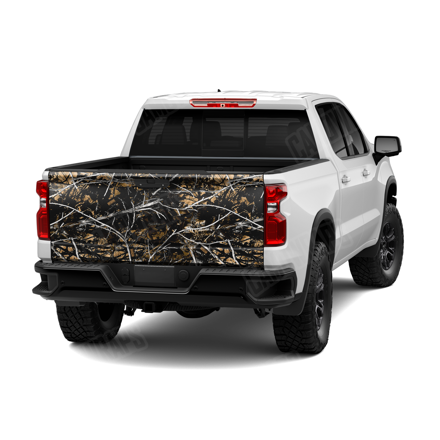 Sirphis Outshine Camo Tailgate Vinyl Wrap