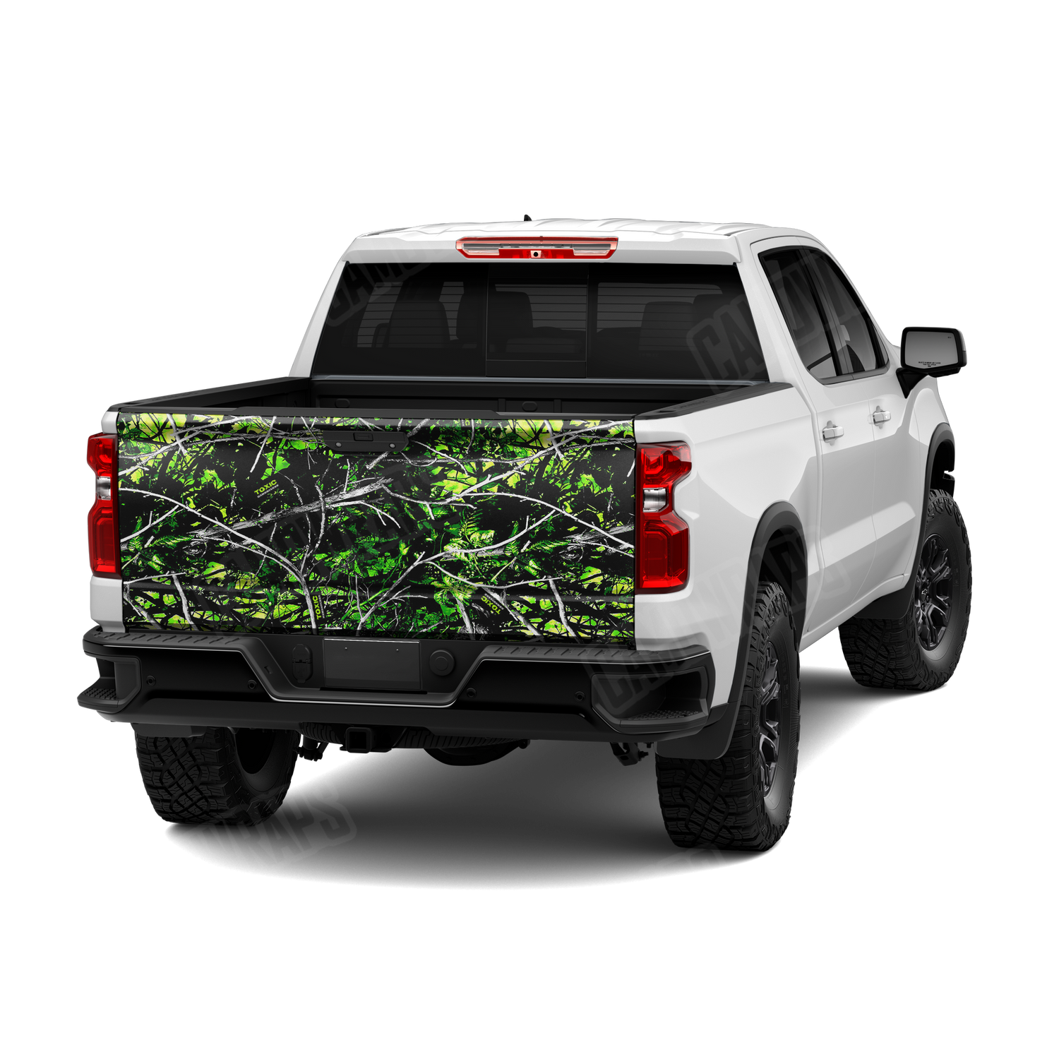 Sirphis Toxic Camo Tailgate Vinyl Wrap