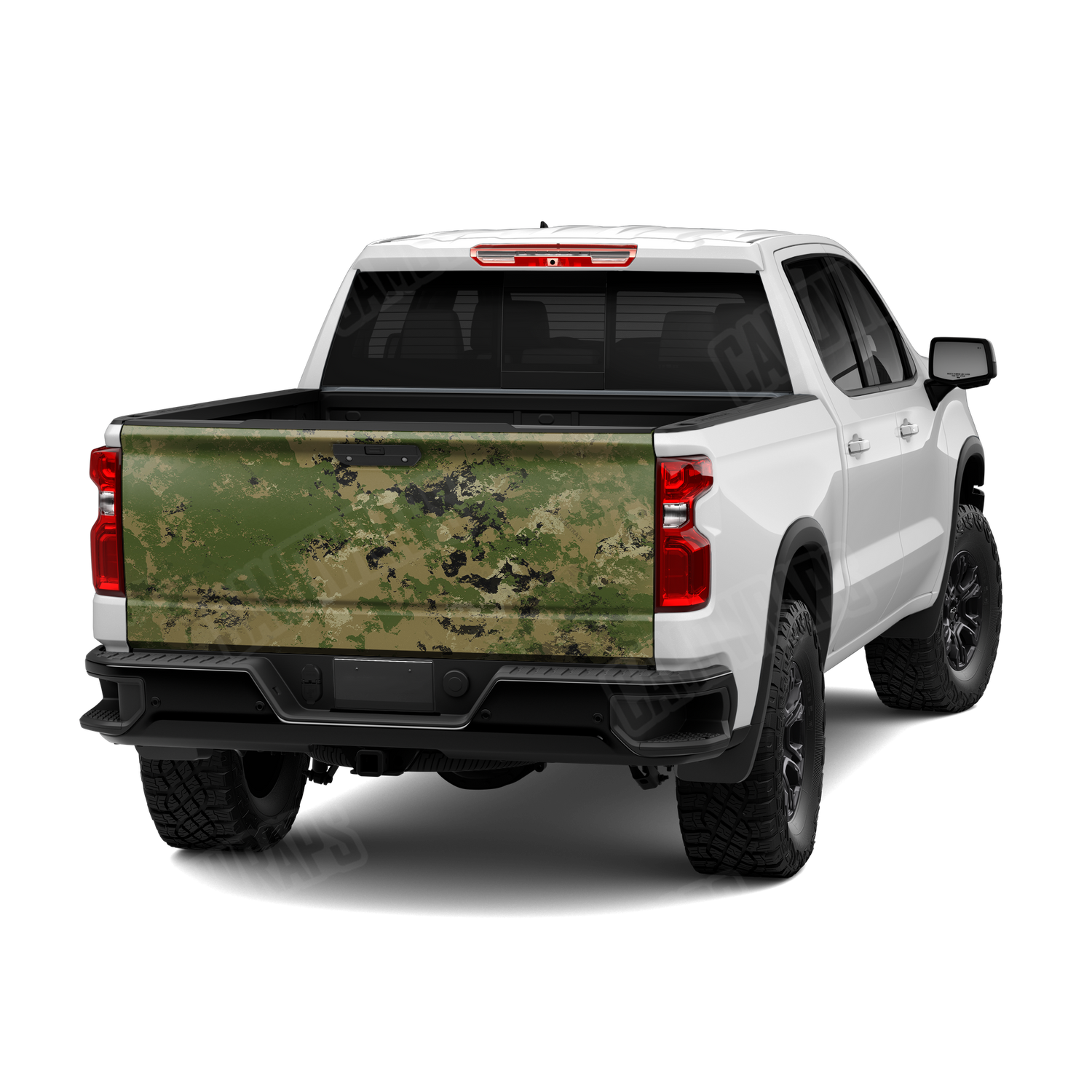 Substrate Spec War Camo Tailgate Vinyl Wrap