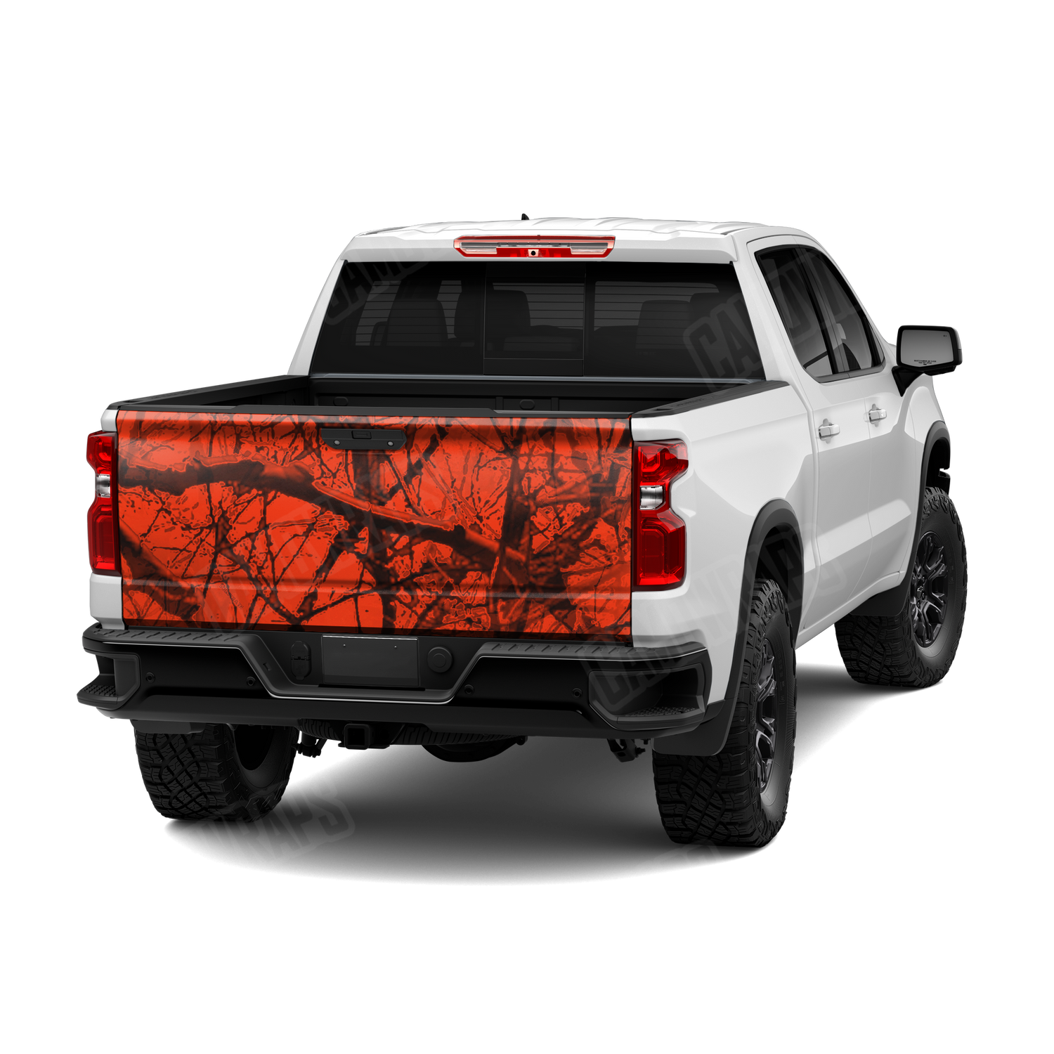 Substrate Safety Stalker Camo Tailgate Vinyl Wrap