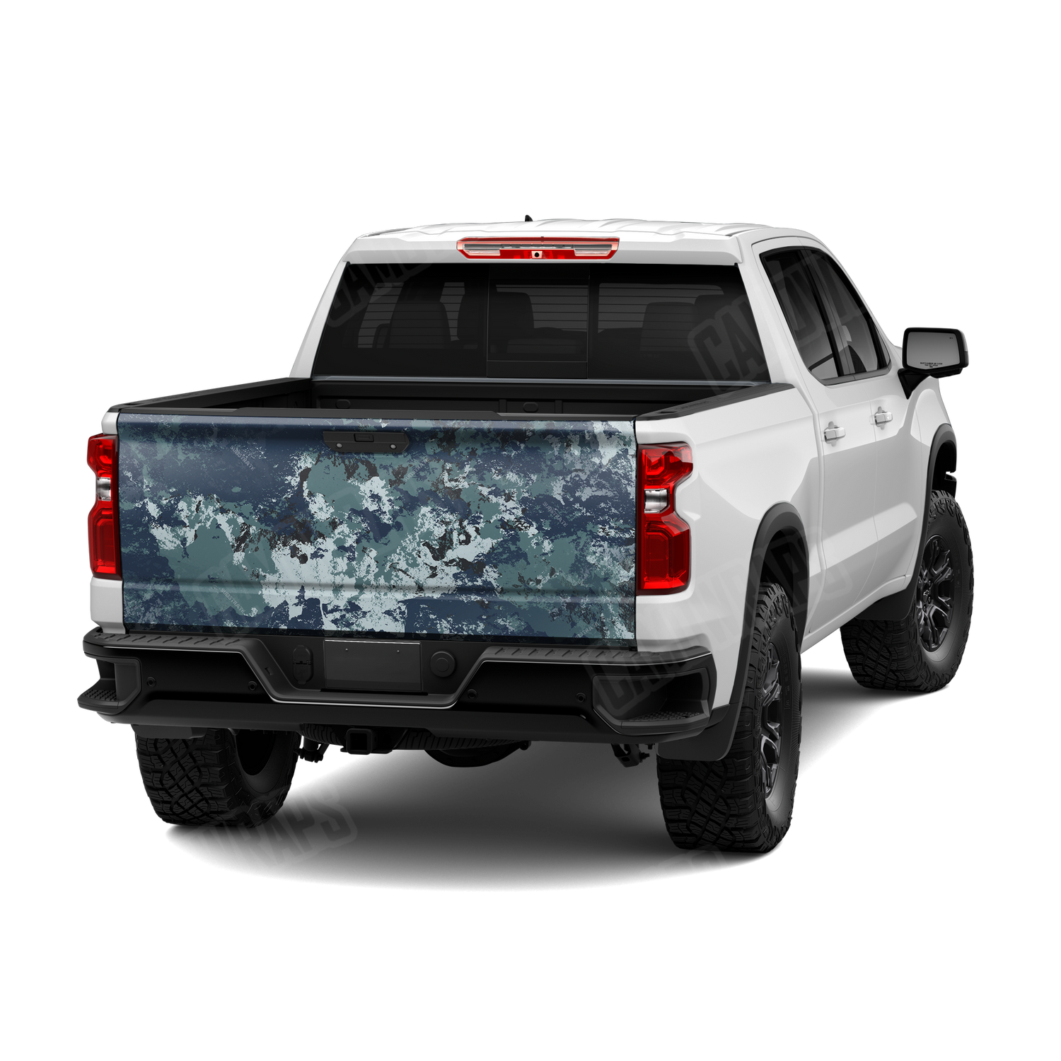 Substrate Saipan Camo Tailgate Vinyl Wrap