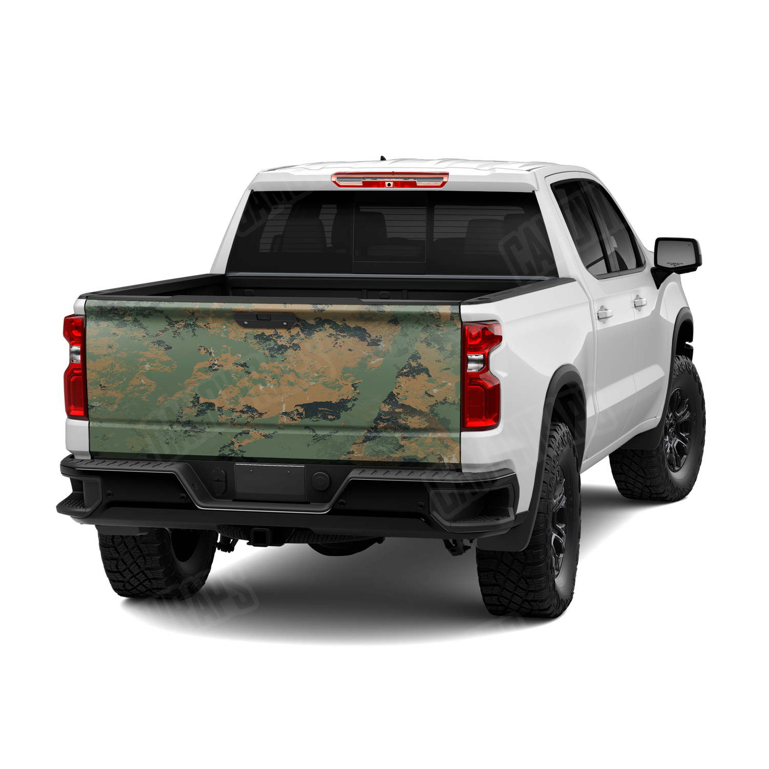 Substrate Semper Fi Camo Tailgate Vinyl Wrap