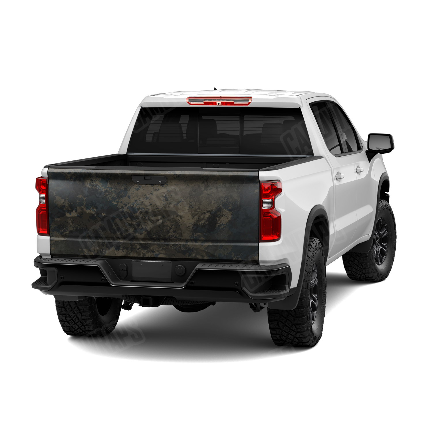 Substrate Shadow Camo Tailgate Vinyl Wrap