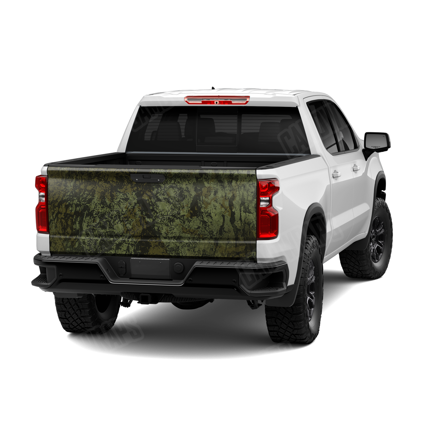 Substrate Shadowbark Camo Tailgate Vinyl Wrap