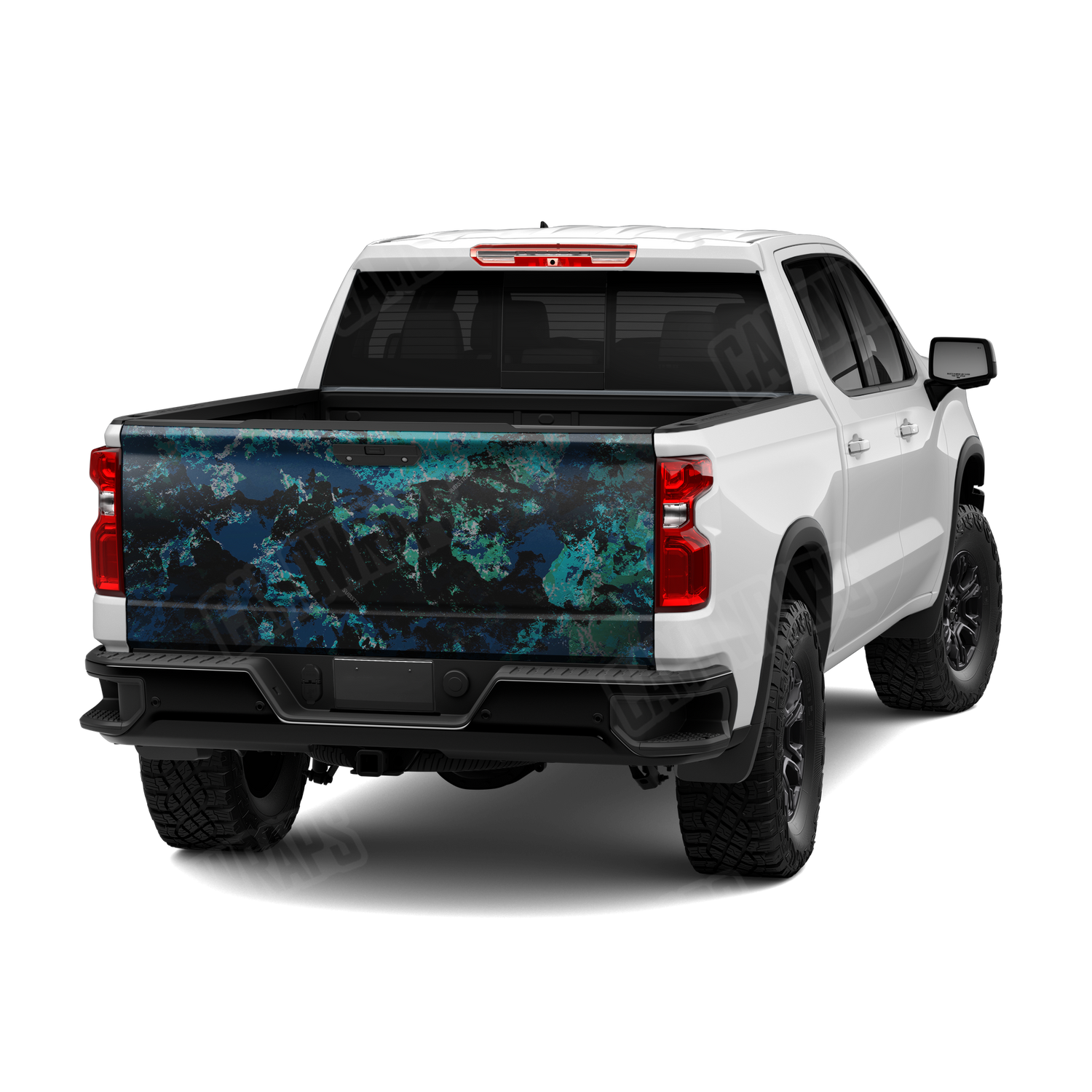 Substrate Shipwreck Camo Tailgate Vinyl Wrap