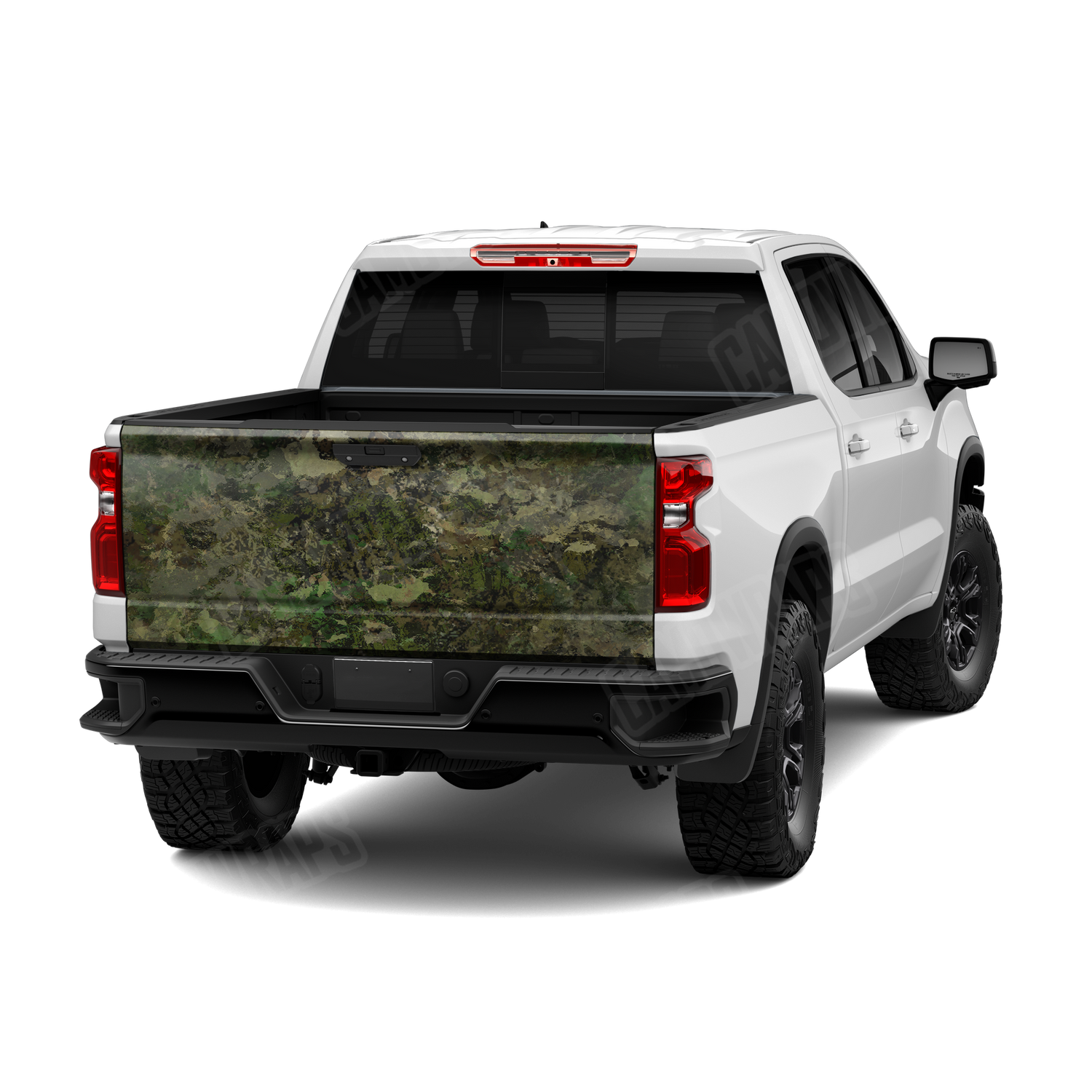 Substrate Shroud Camo Tailgate Vinyl Wrap