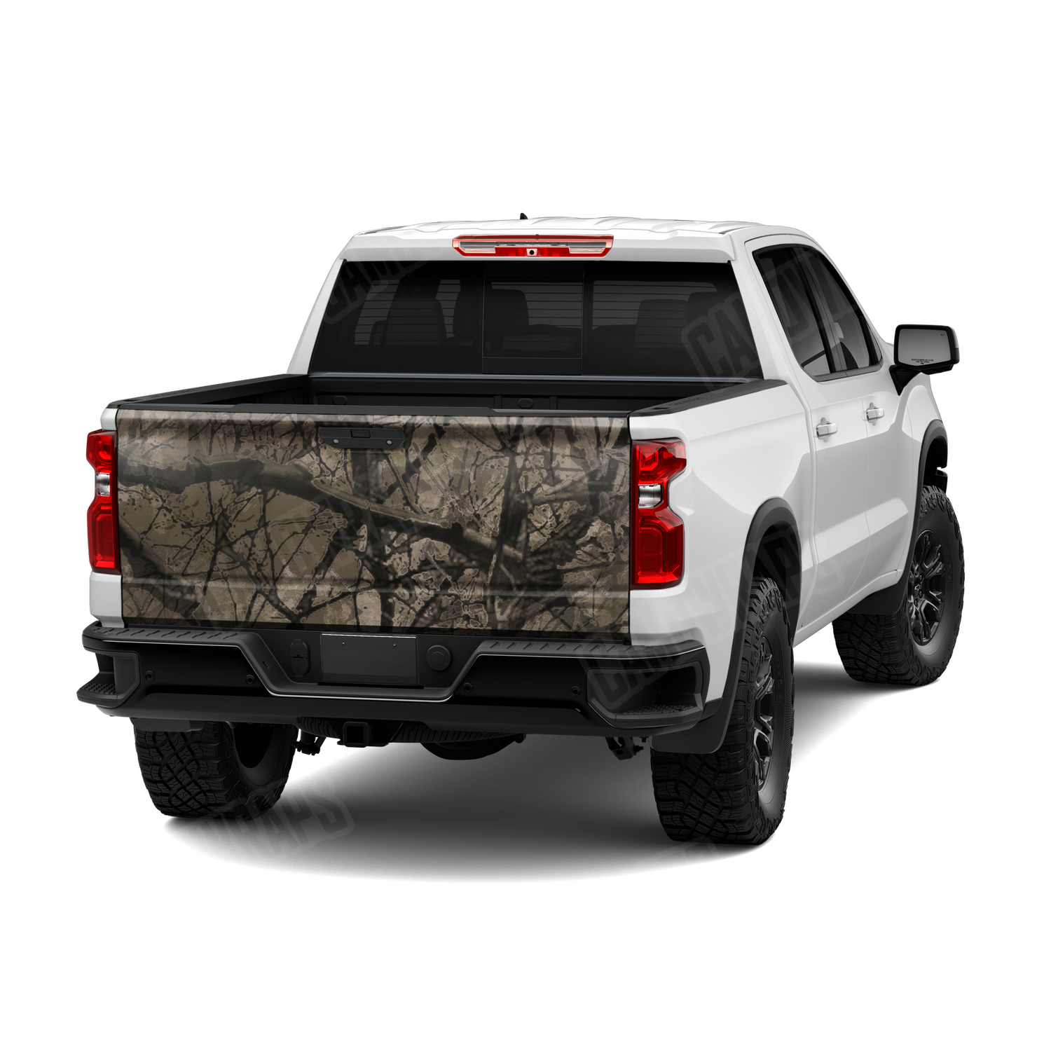 Substrate Shrub Stalker Camo Tailgate Vinyl Wrap