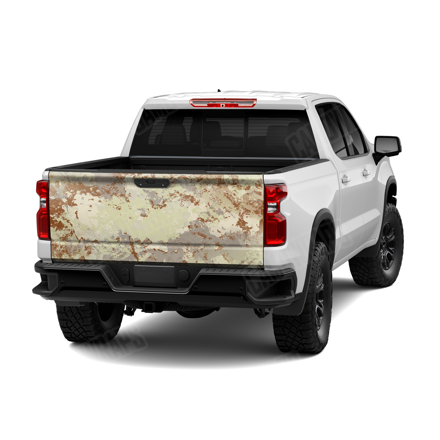 Substrate Simpson Desert Camo Tailgate Vinyl Wrap