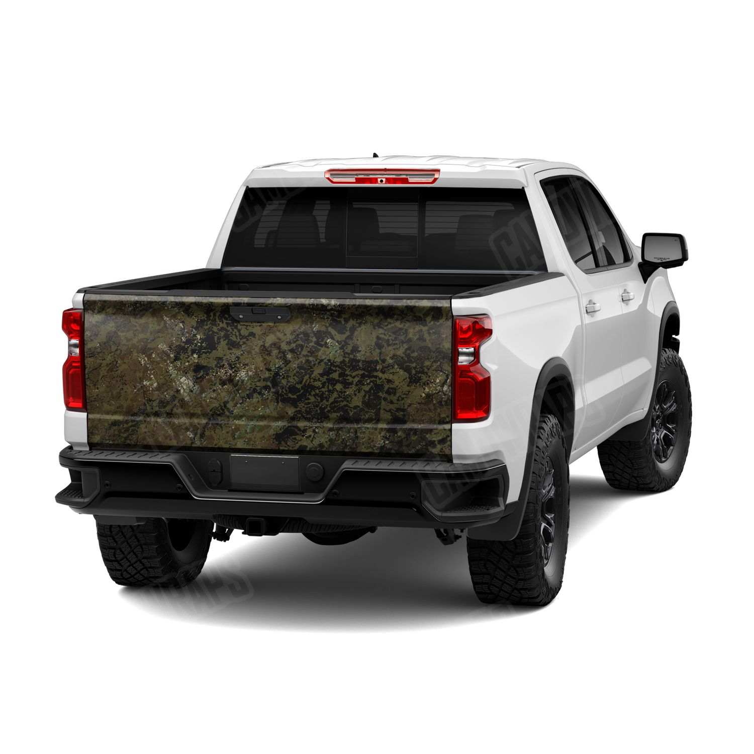 Substrate Surface Camo Tailgate Vinyl Wrap