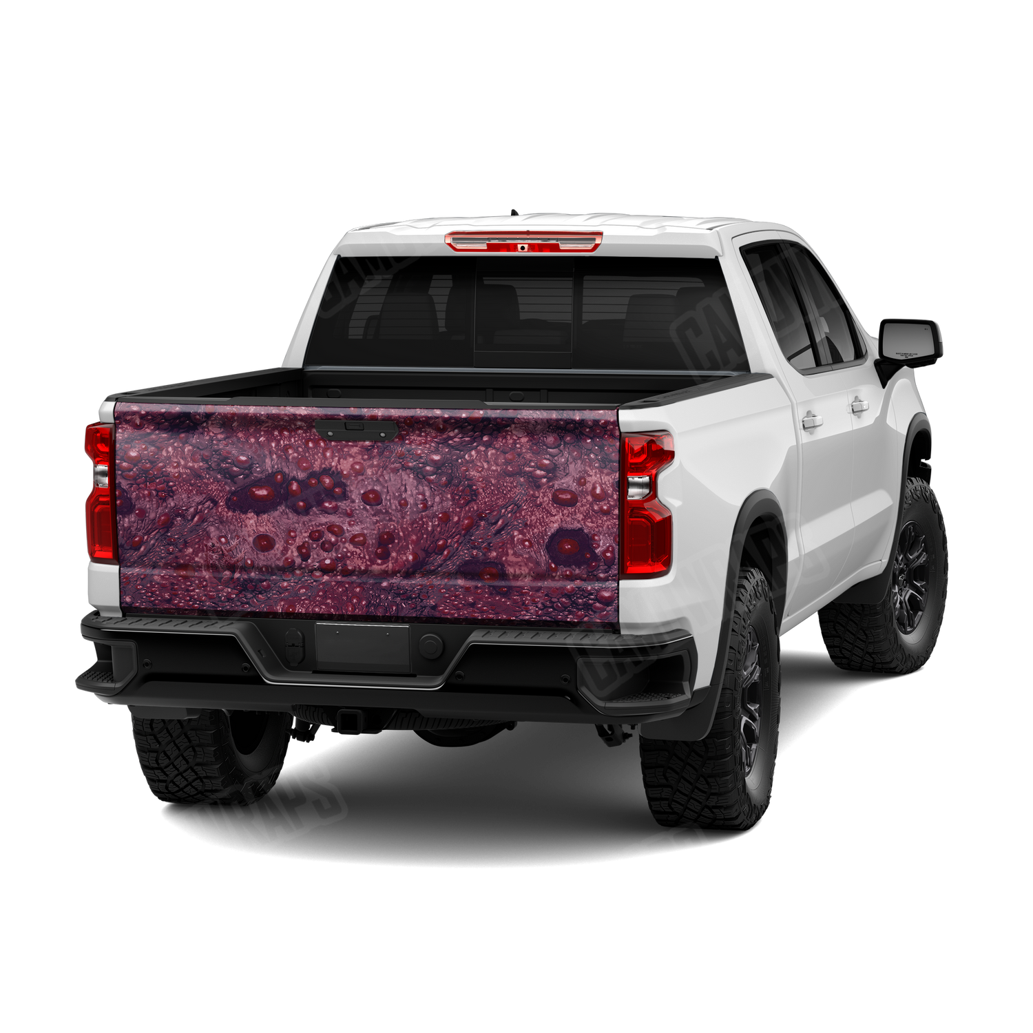 Toadaflage Berry Crush Camo Tailgate Vinyl Wrap