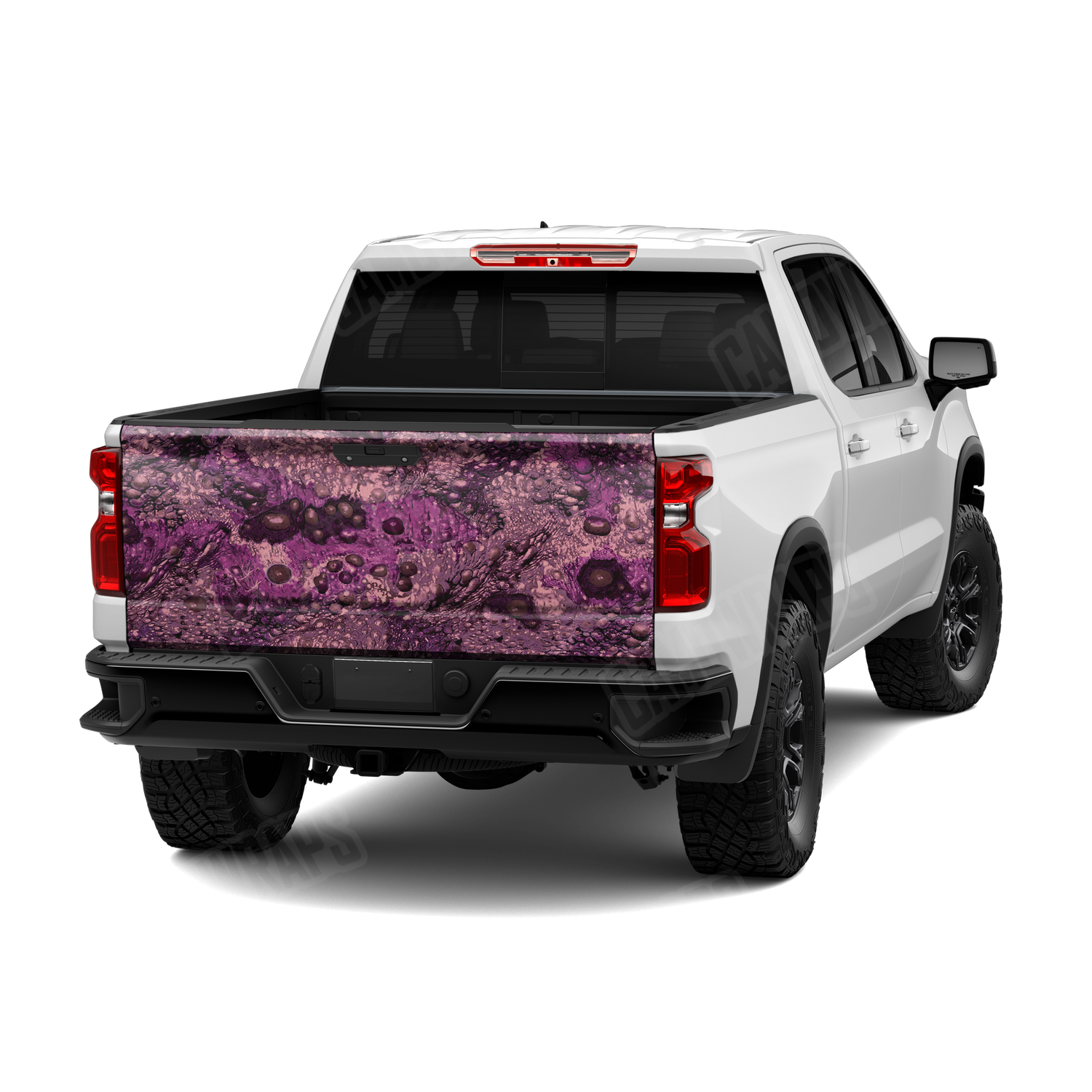 Toadaflage Grape Jelly Camo Tailgate Vinyl Wrap