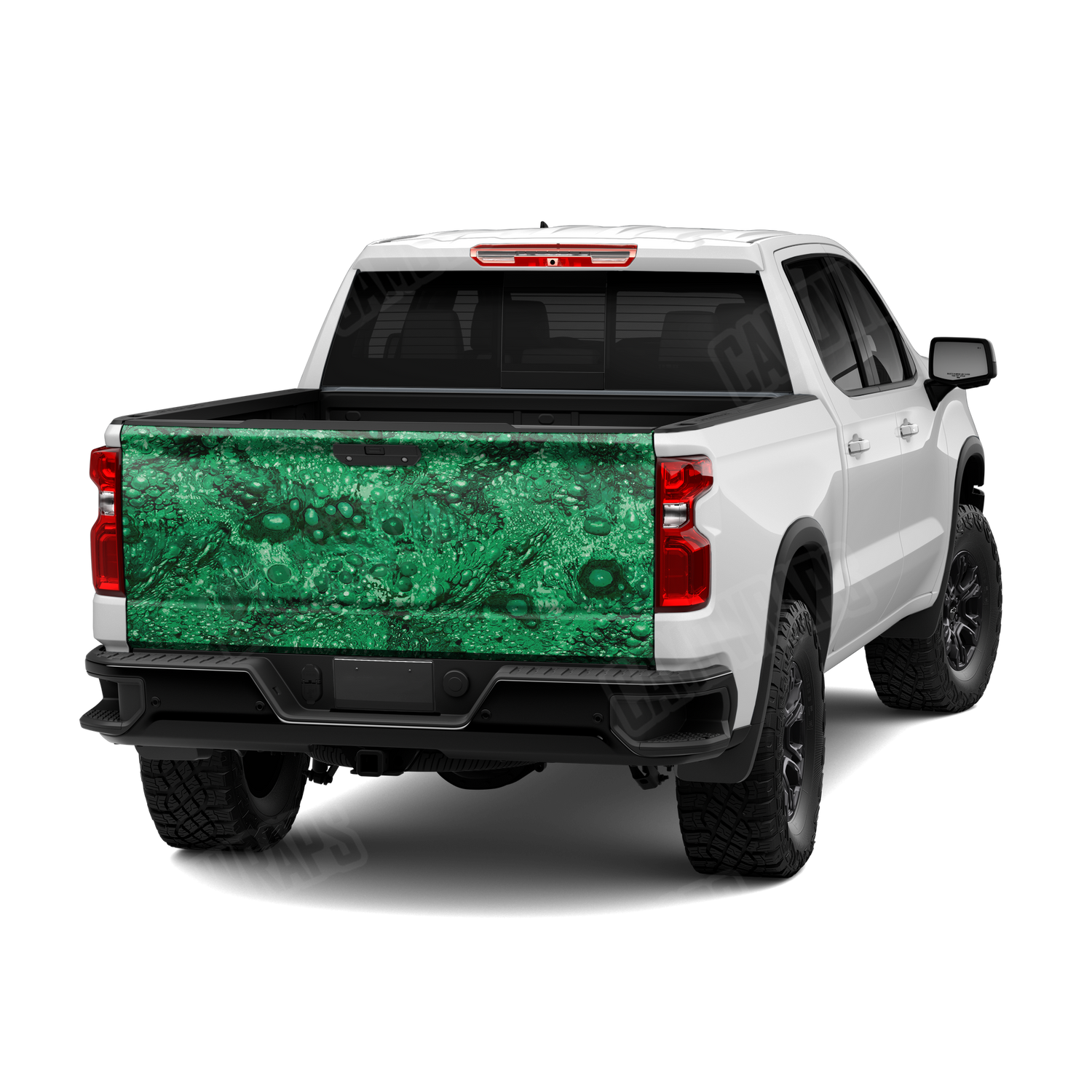 Toadaflage Green Camo Tailgate Vinyl Wrap