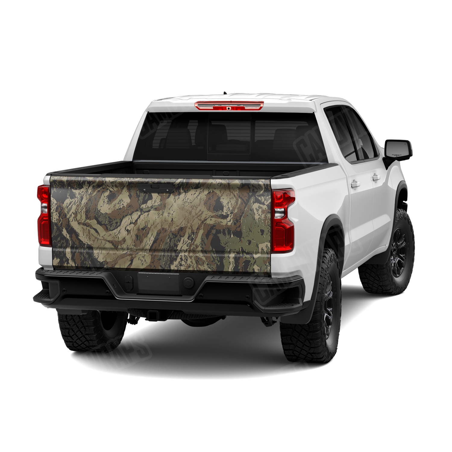 Veil Rumba Barren Camo Tailgate Vinyl Wrap