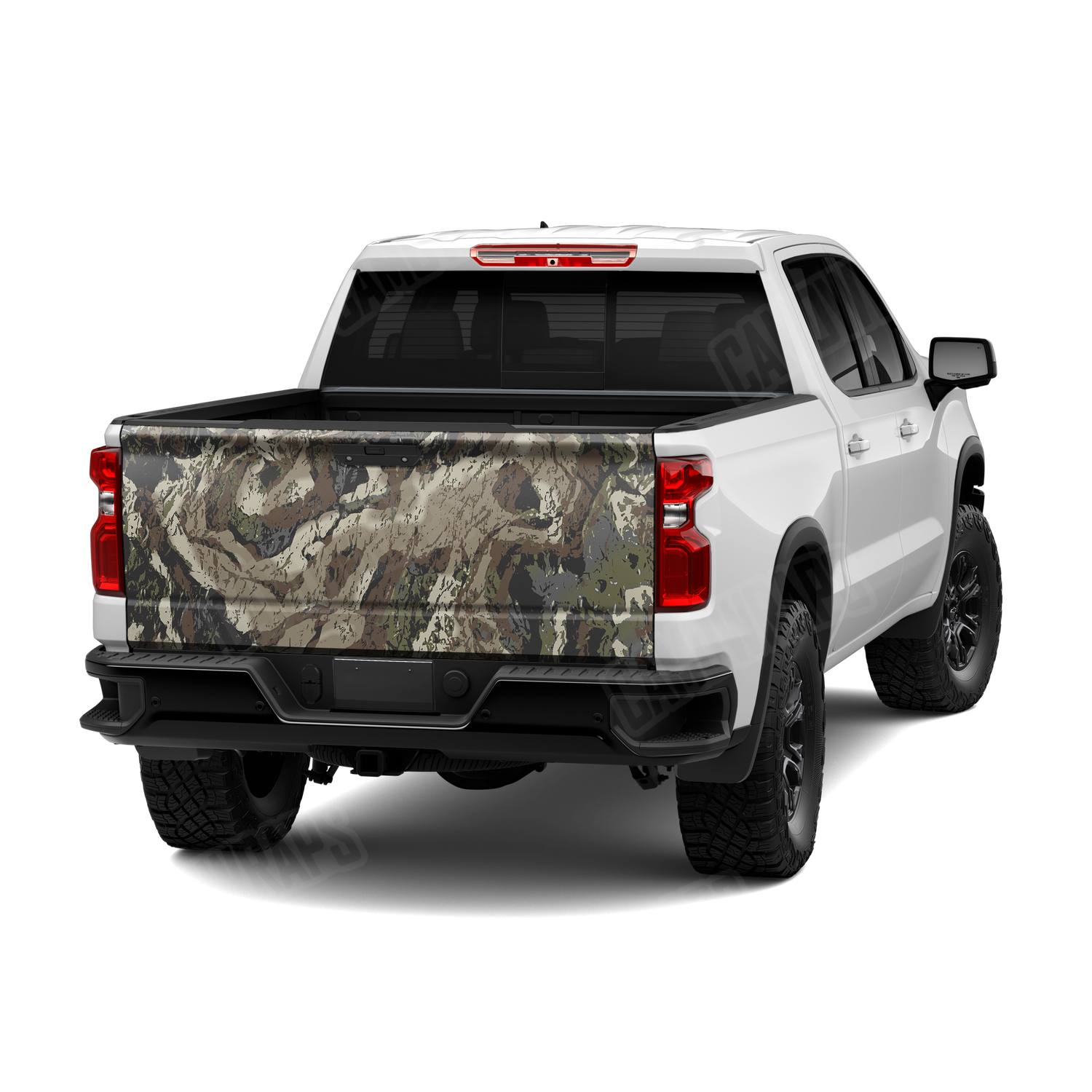 Veil Rumba Cumbred Camo Tailgate Vinyl Wrap