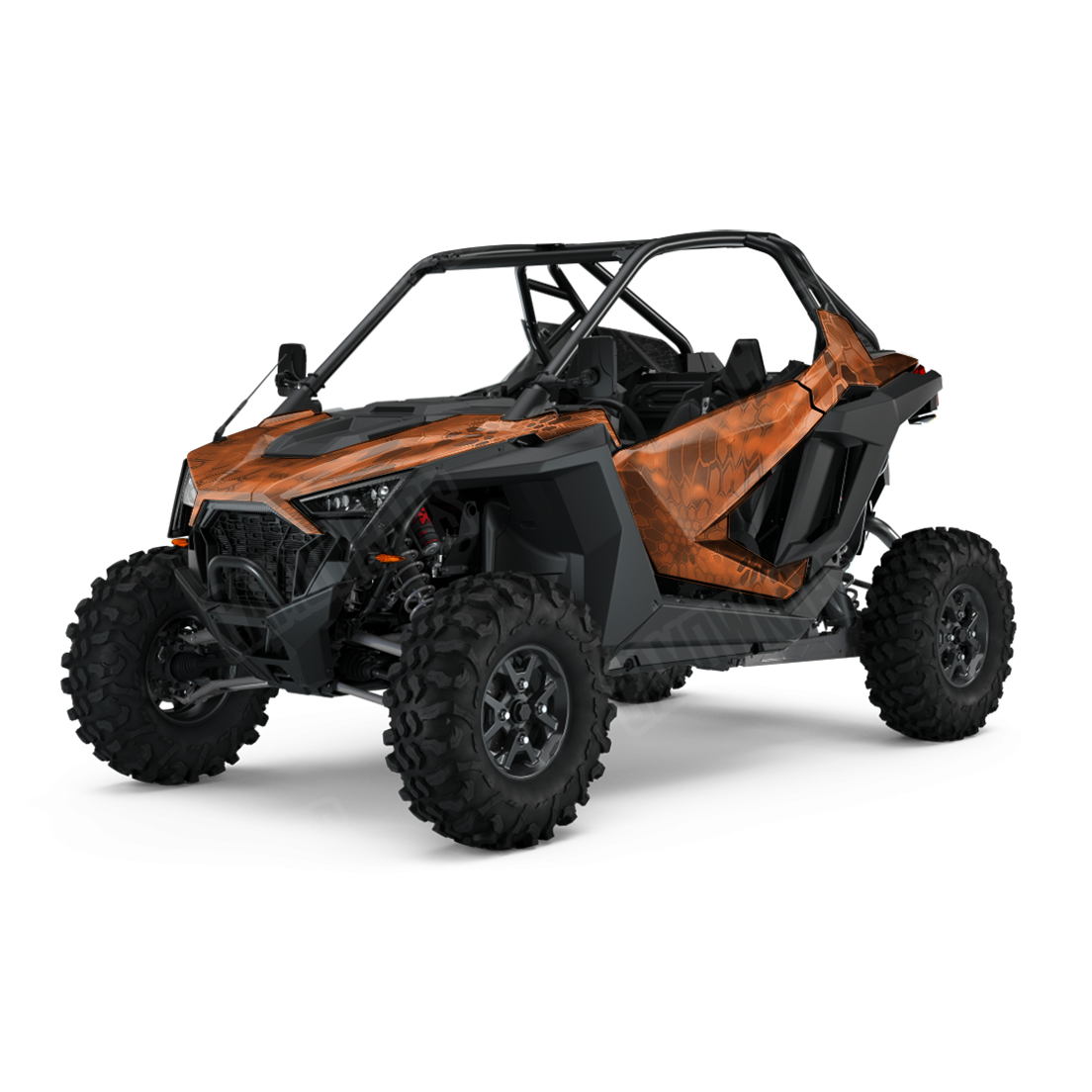 Kryptek Orange UTV Camo Vinyl Wrap