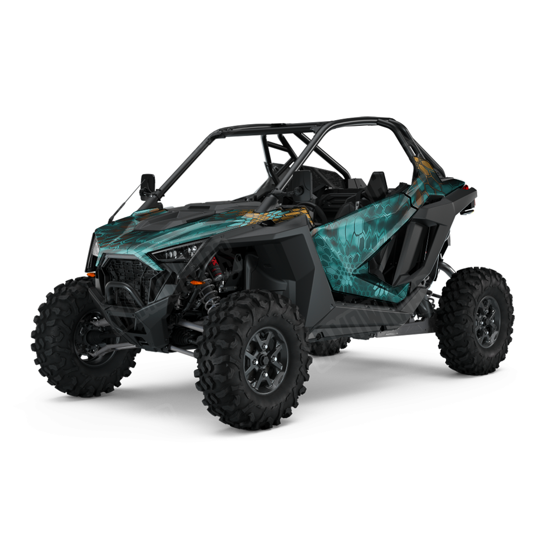 Kryptek Turquoise UTV Camo Vinyl Wrap